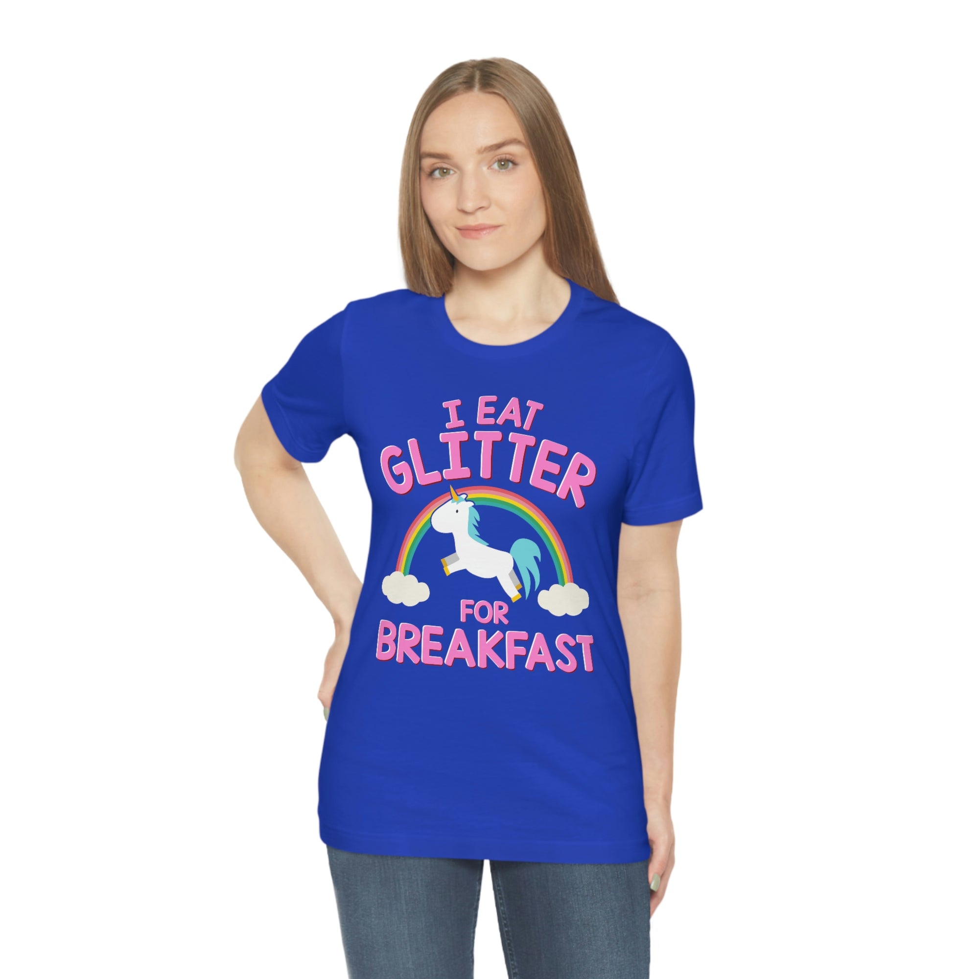 Unicorn Eat Glitter Breakfast TShirtSon UK