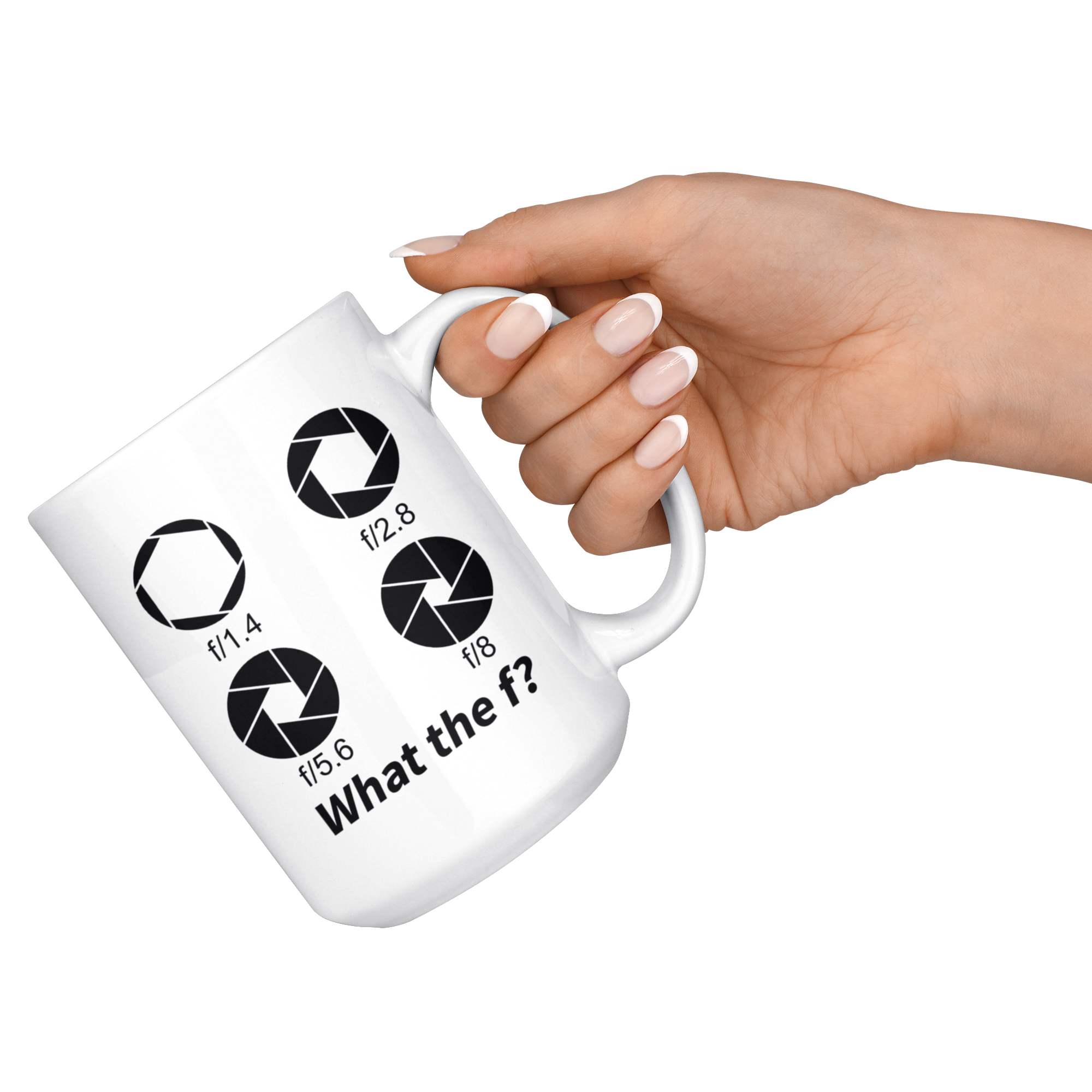 White 15oz Mug - Photography What The F