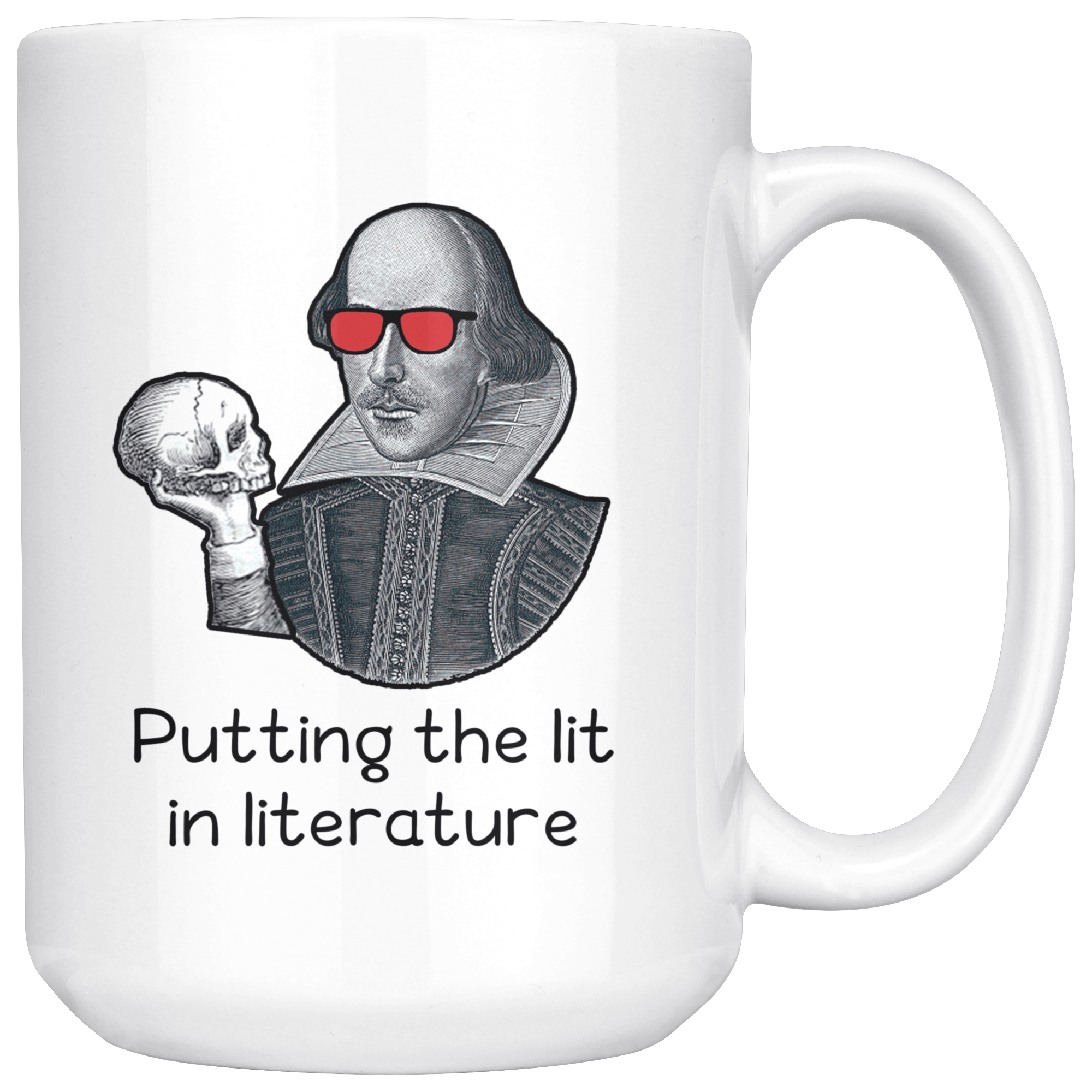 White Mugs - Shakespeare Lit