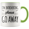 Accent Mug - Introverting Please Go Away