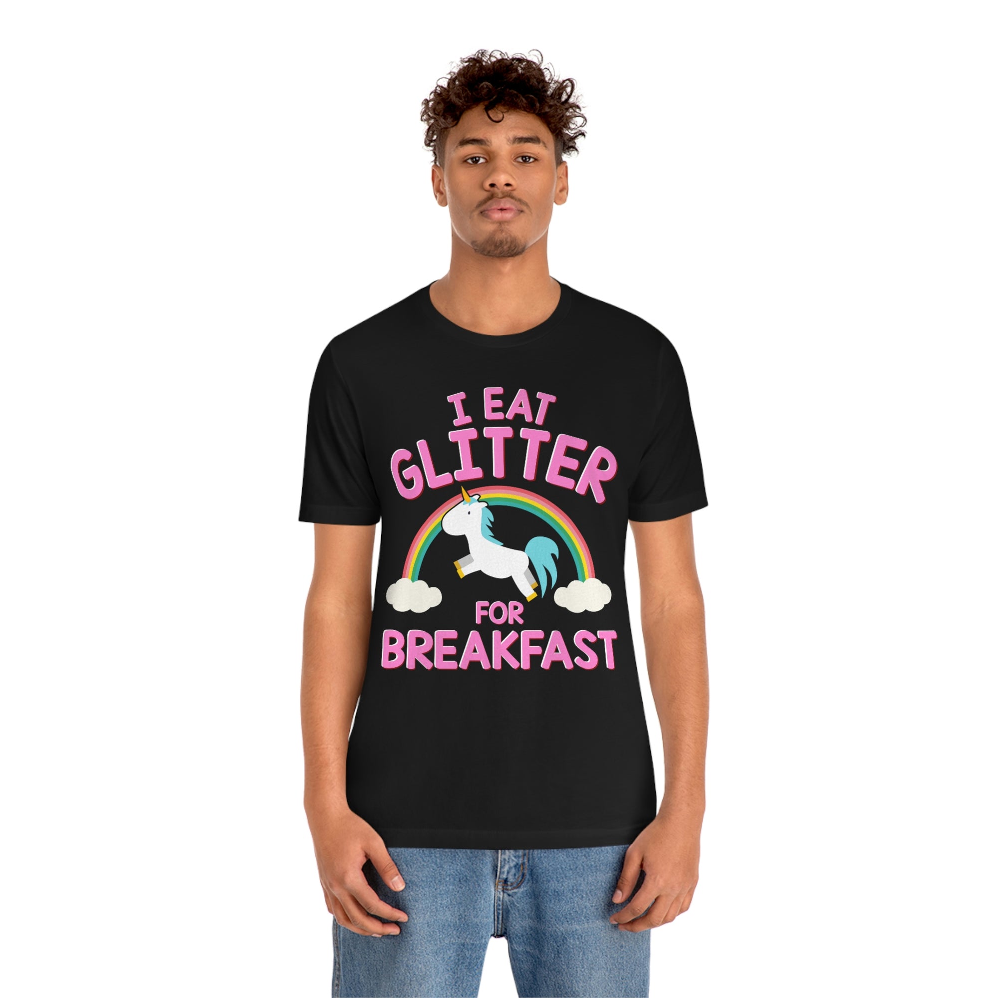 Unicorn Eat Glitter Breakfast TShirtSon UK