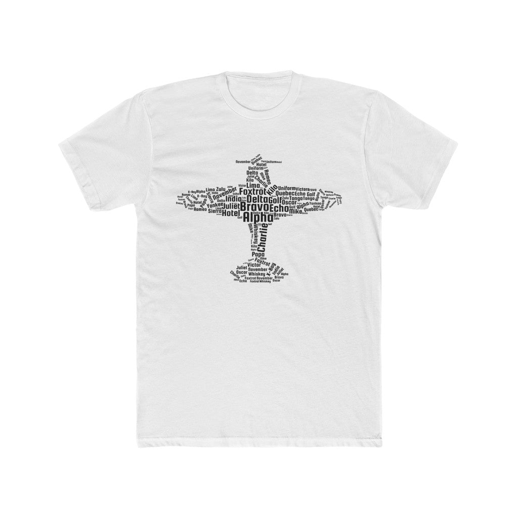 Aviation Wordcloud Light Shirts Australia