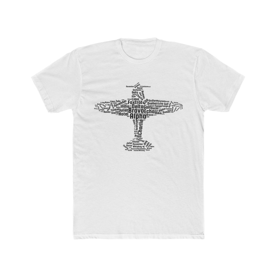 Aviation Wordcloud Light Shirts Australia