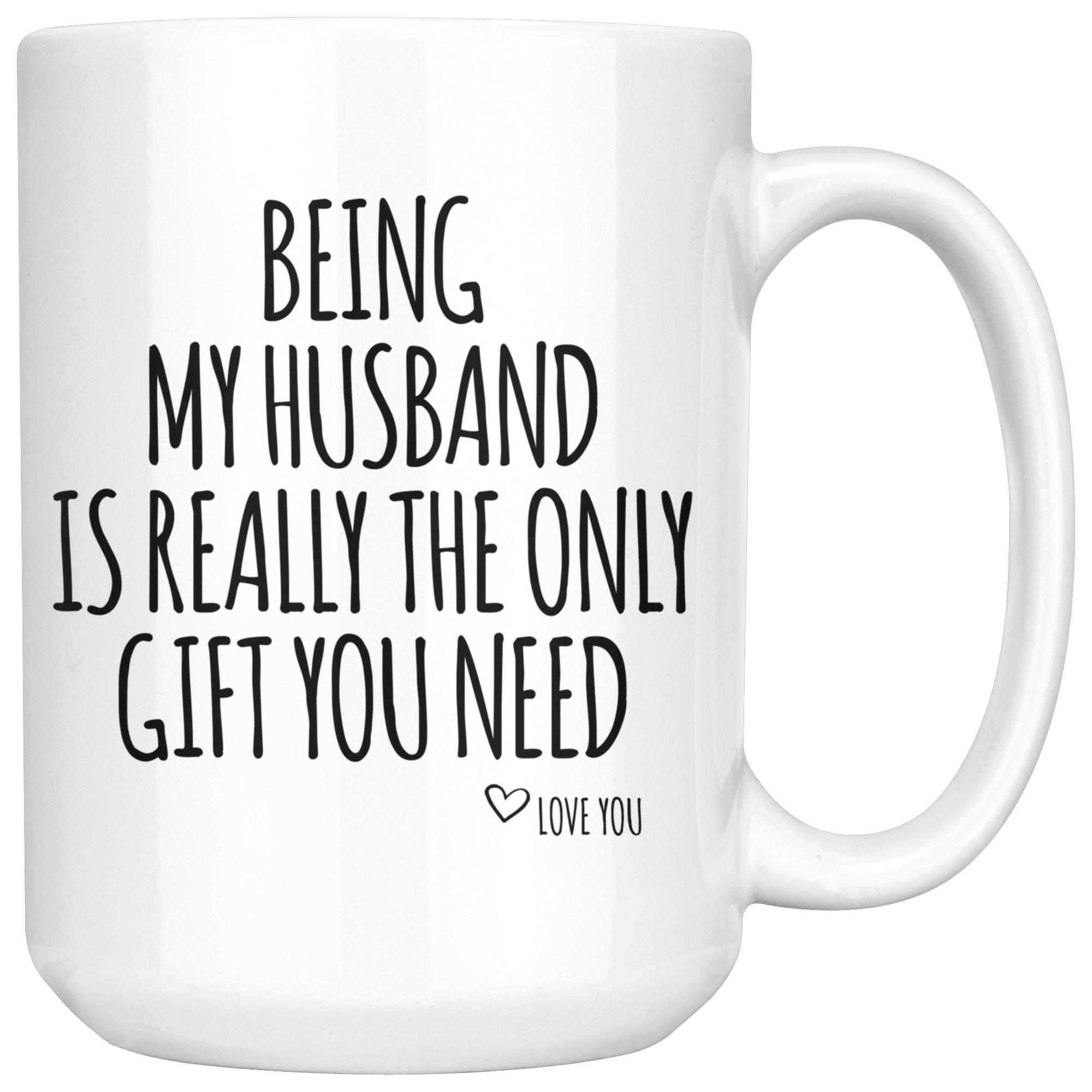 White Mugs - Being My Husband Gift