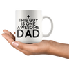 White 11oz Mug - This Guy Is One Awesome Dad