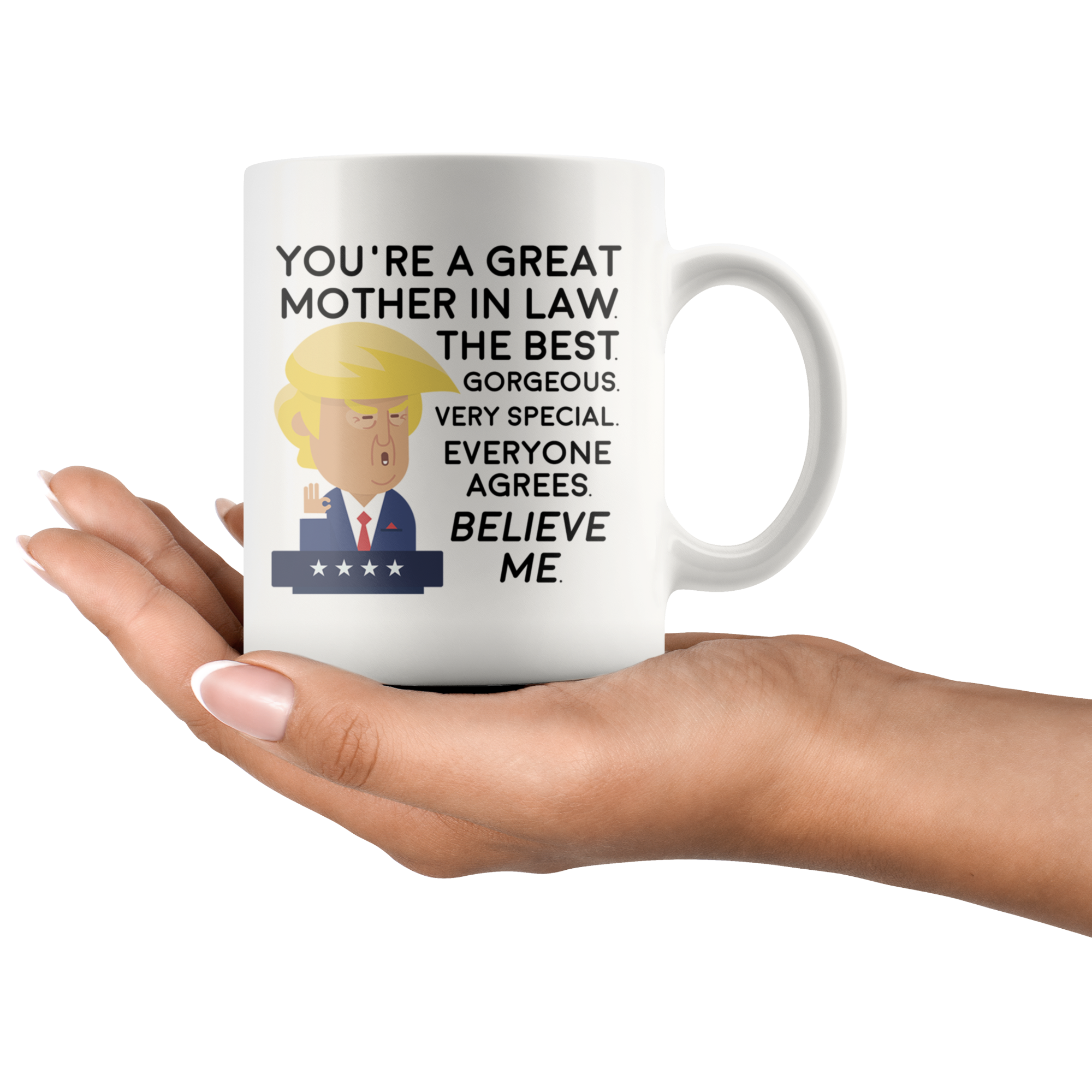White 11oz Mug - Trump Mother In Law