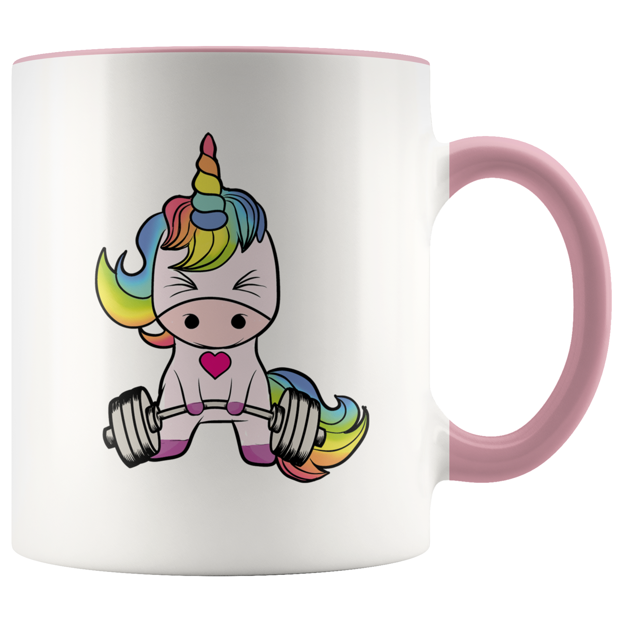 Accent Mug - Unicorn Gym Weightlifting