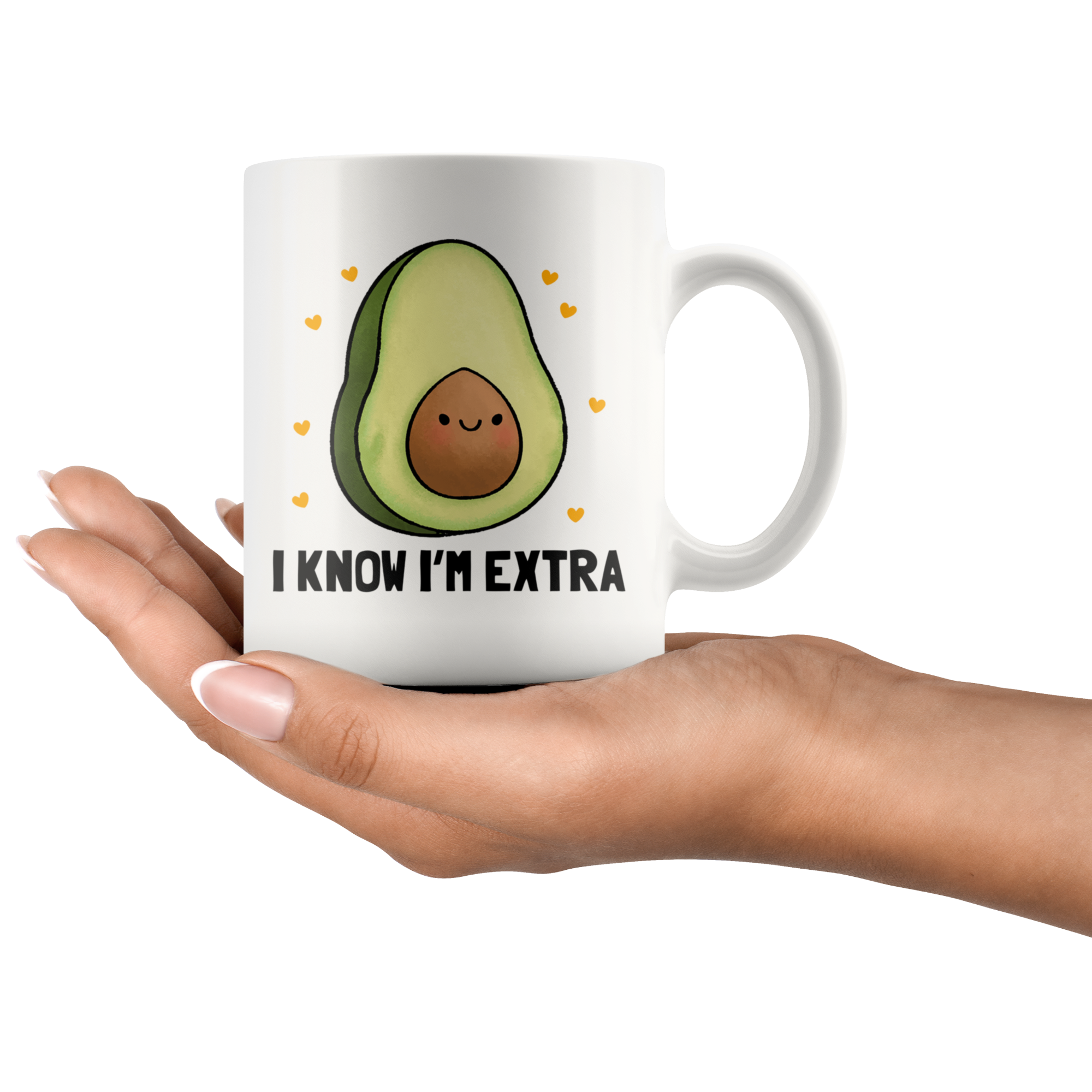 White Mugs - Avocado Extra