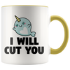 Accent Mug - Narwhal Cut You