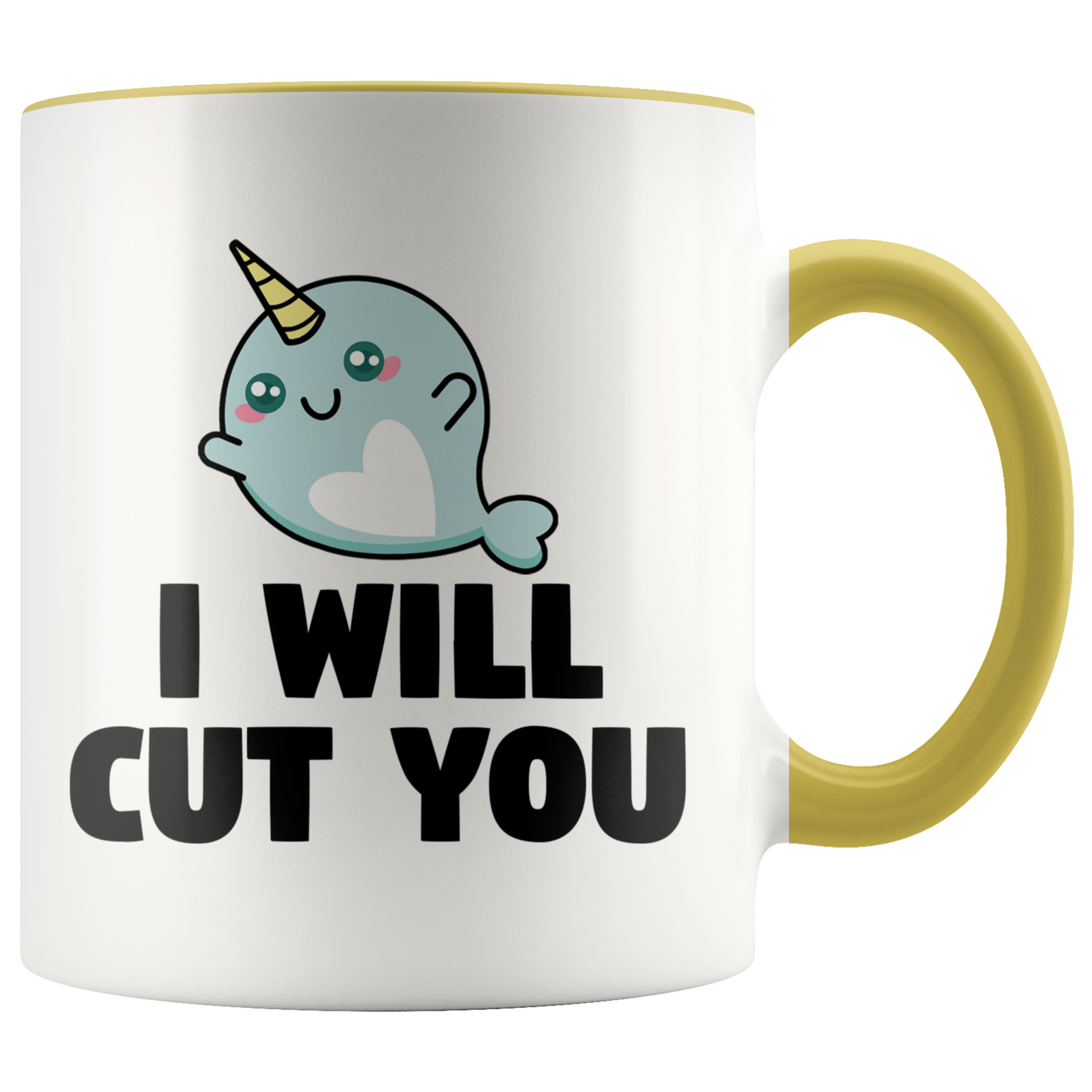 Accent Mug - Narwhal Cut You
