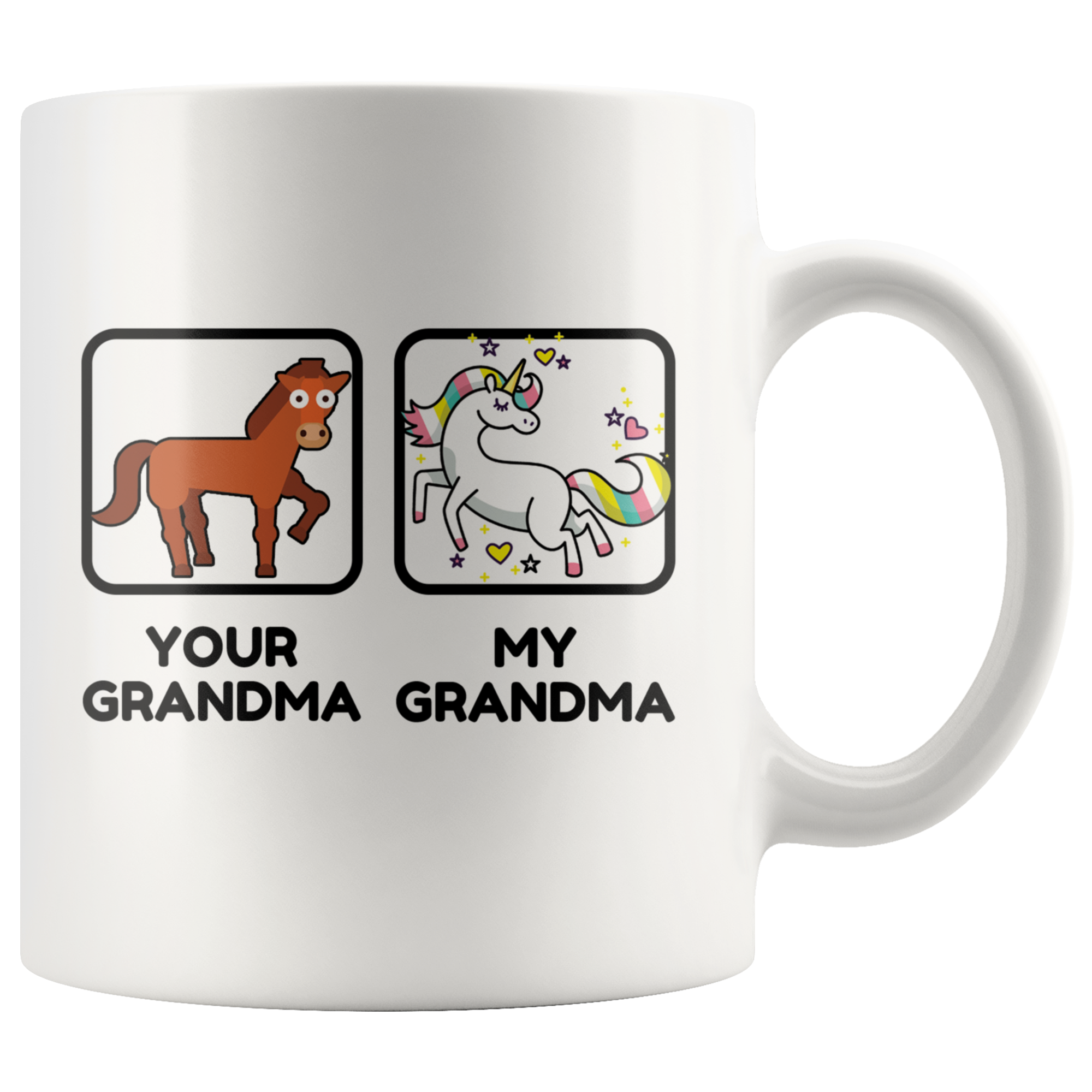 White 11oz Mug - Your Grandma My Grandma