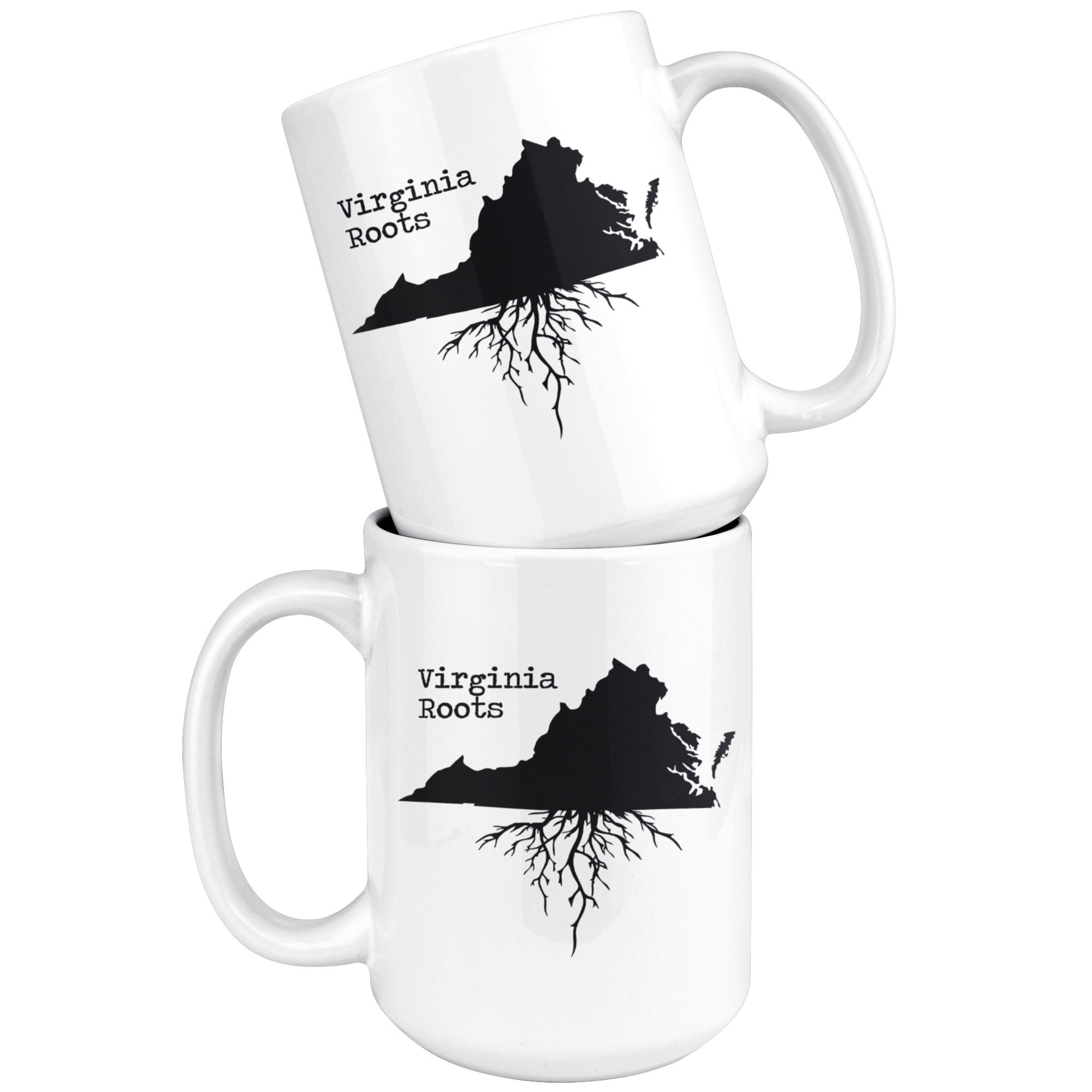White Mugs - Virginia Roots