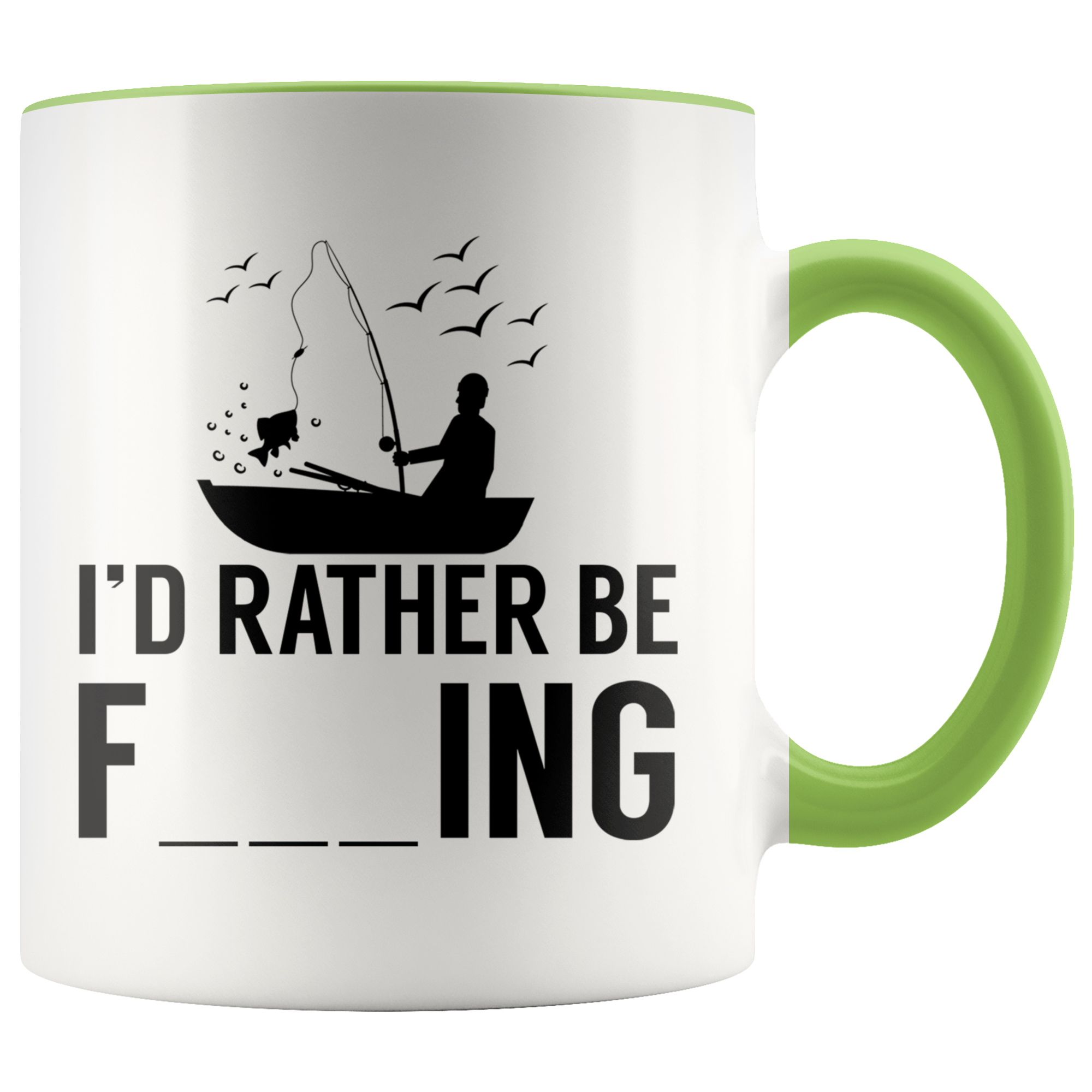 Accent Mug - Rather Be Fishing
