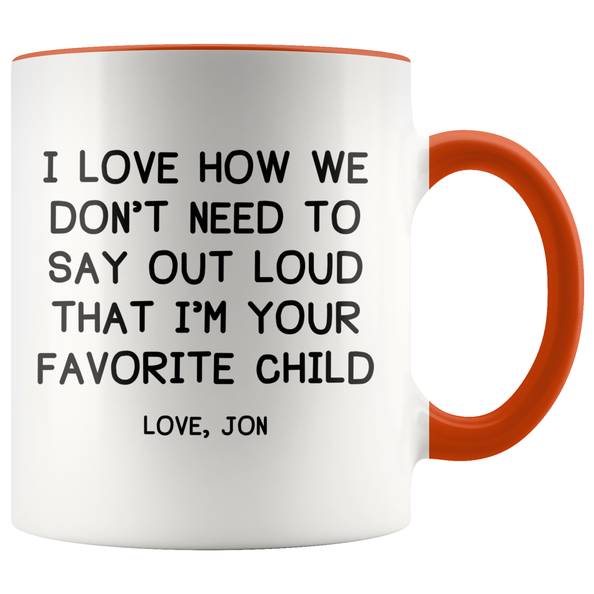 Jon Custom Accent Mug