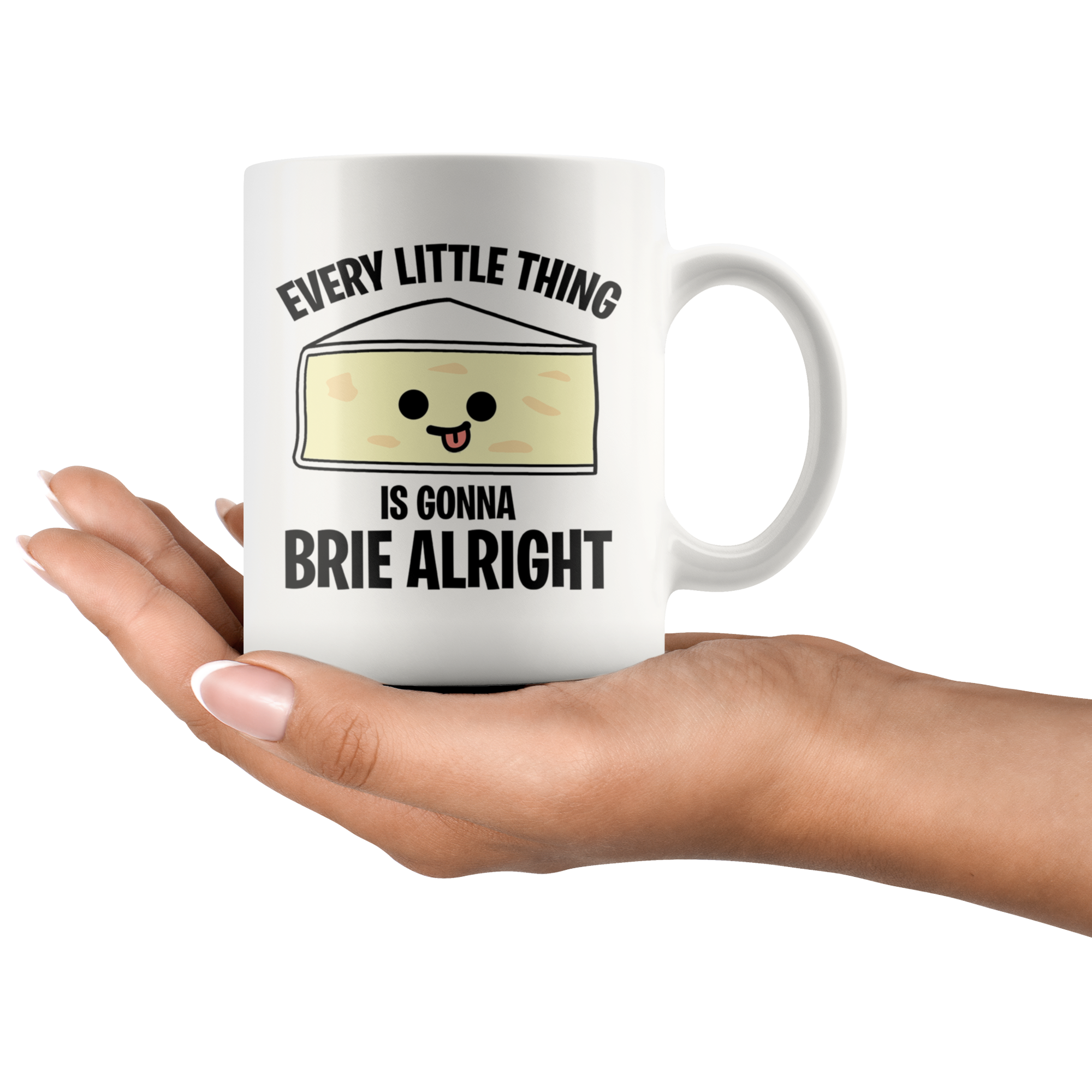 White Mugs - Everything Brie Alright