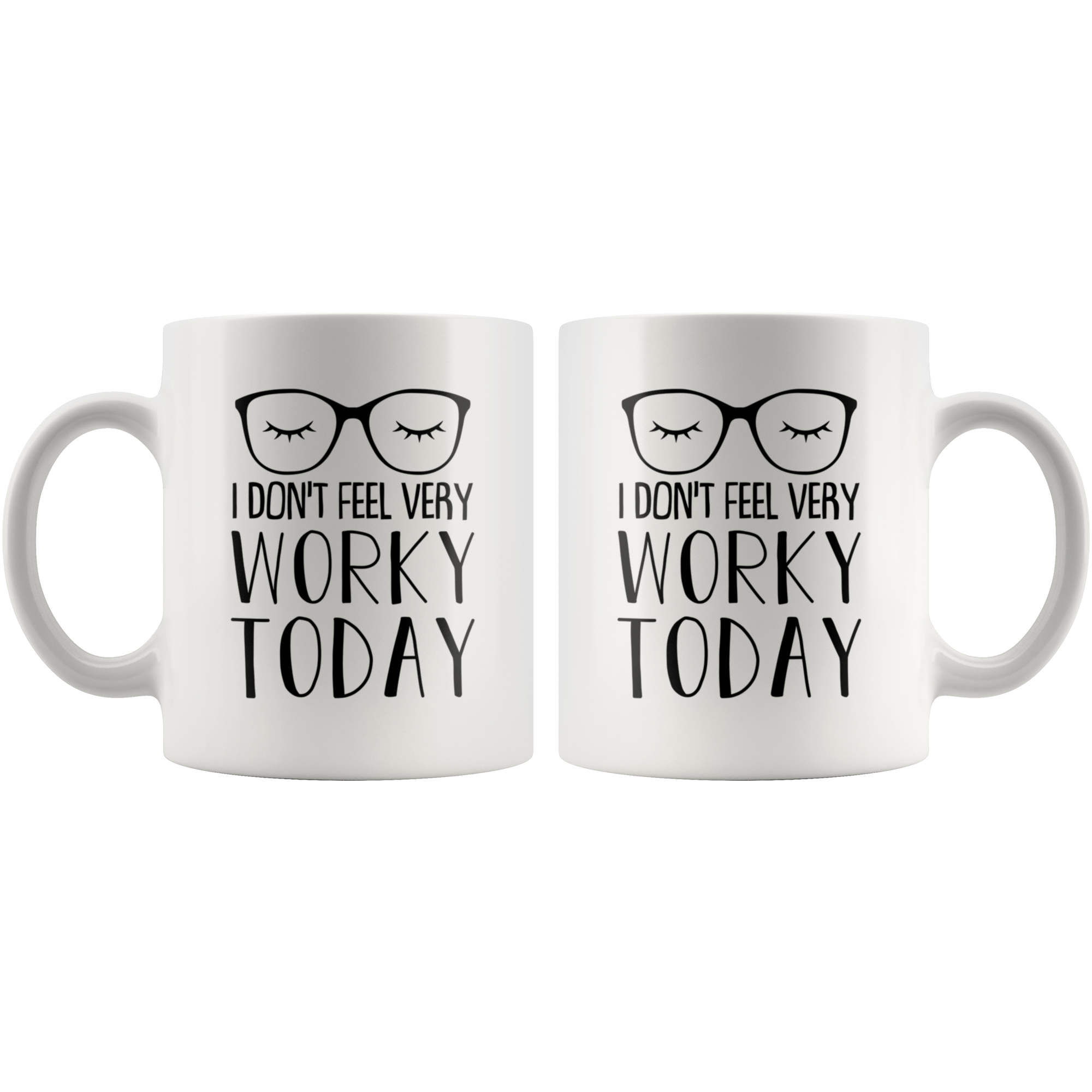 White Mugs - Worky Today
