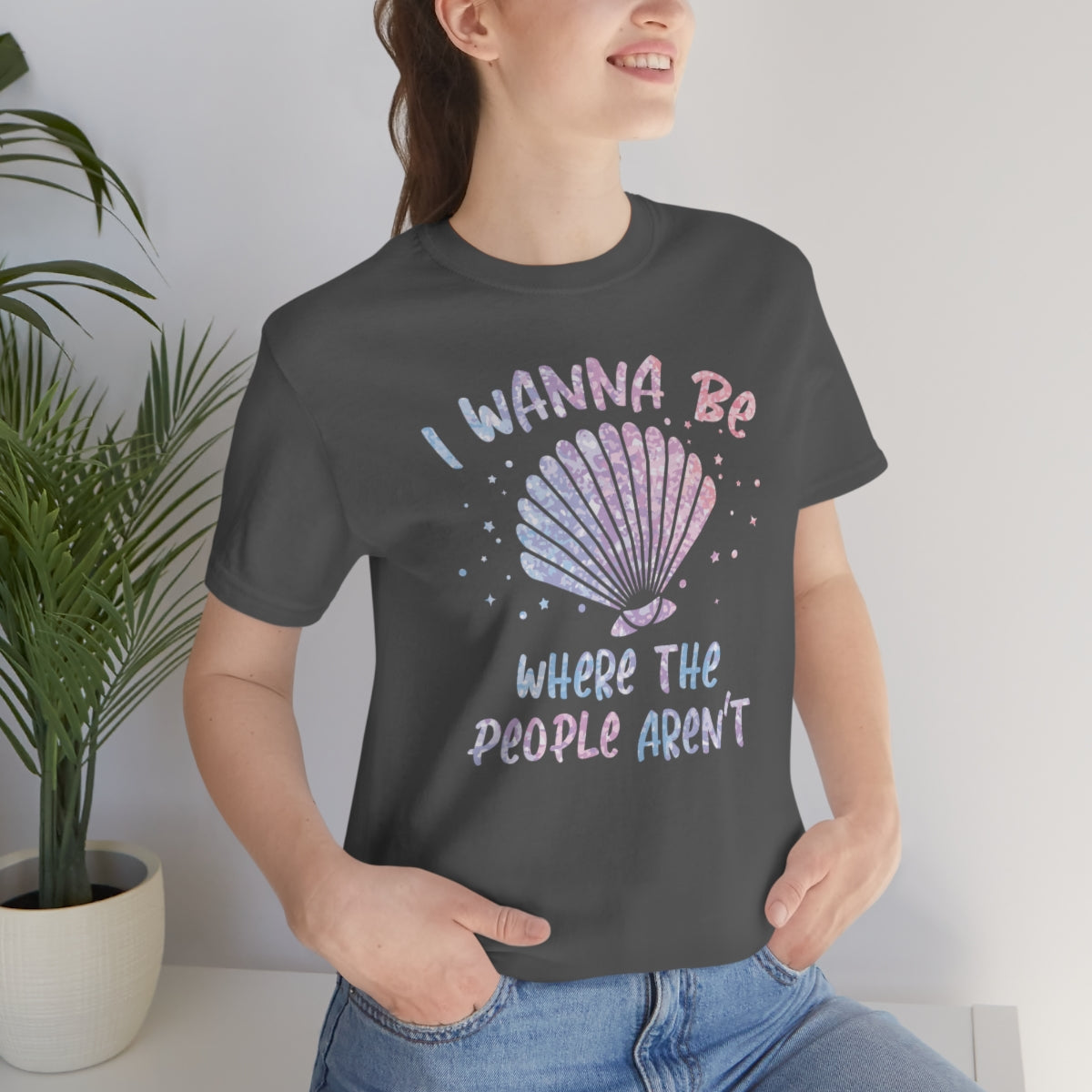 I Wanna Be Where The People Aren't Mermaid TShirtSon UK
