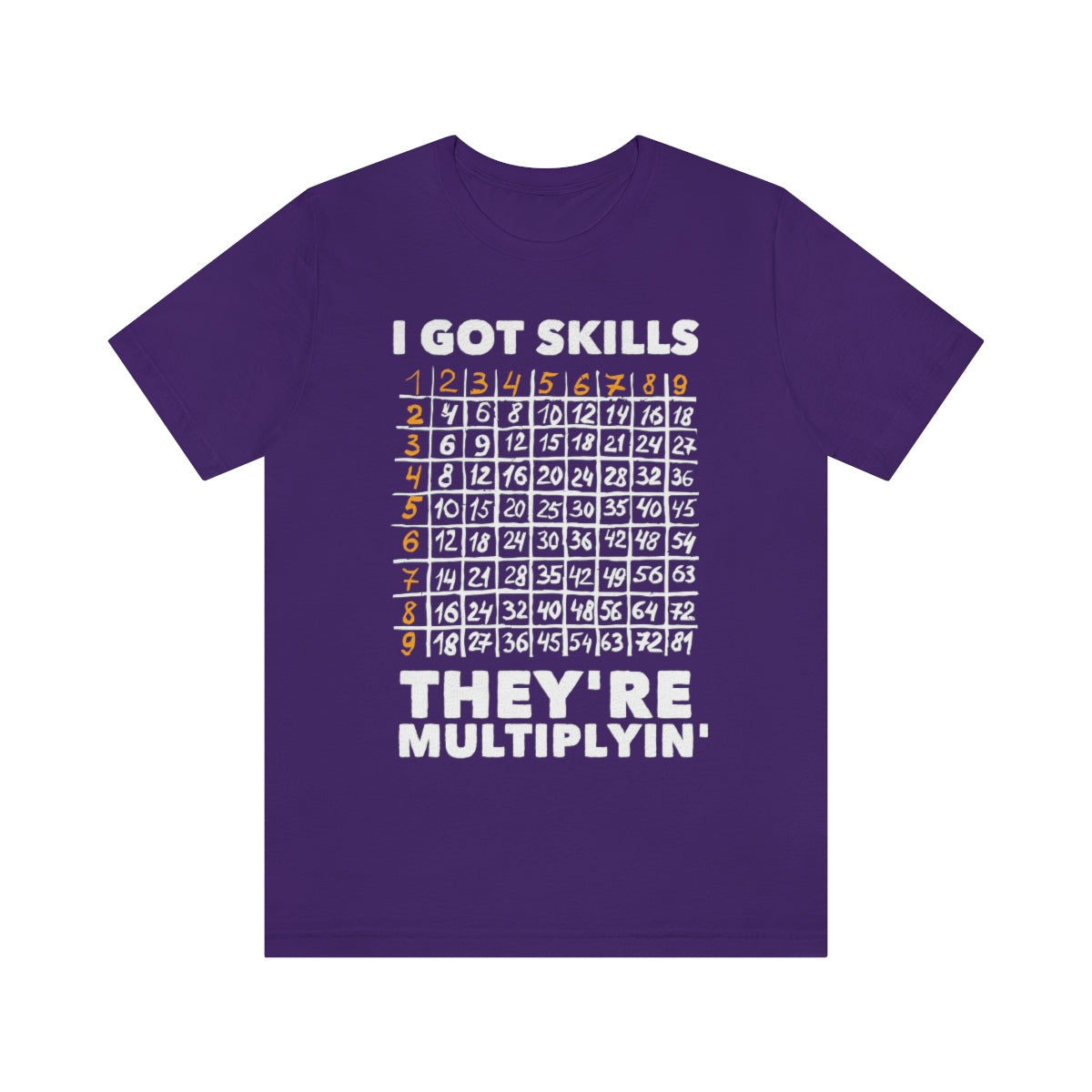 Math Skills Multiplyin TShirtSon UK