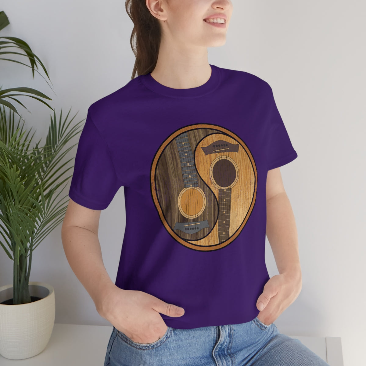Guitar Yin Yang TShirtSon UK