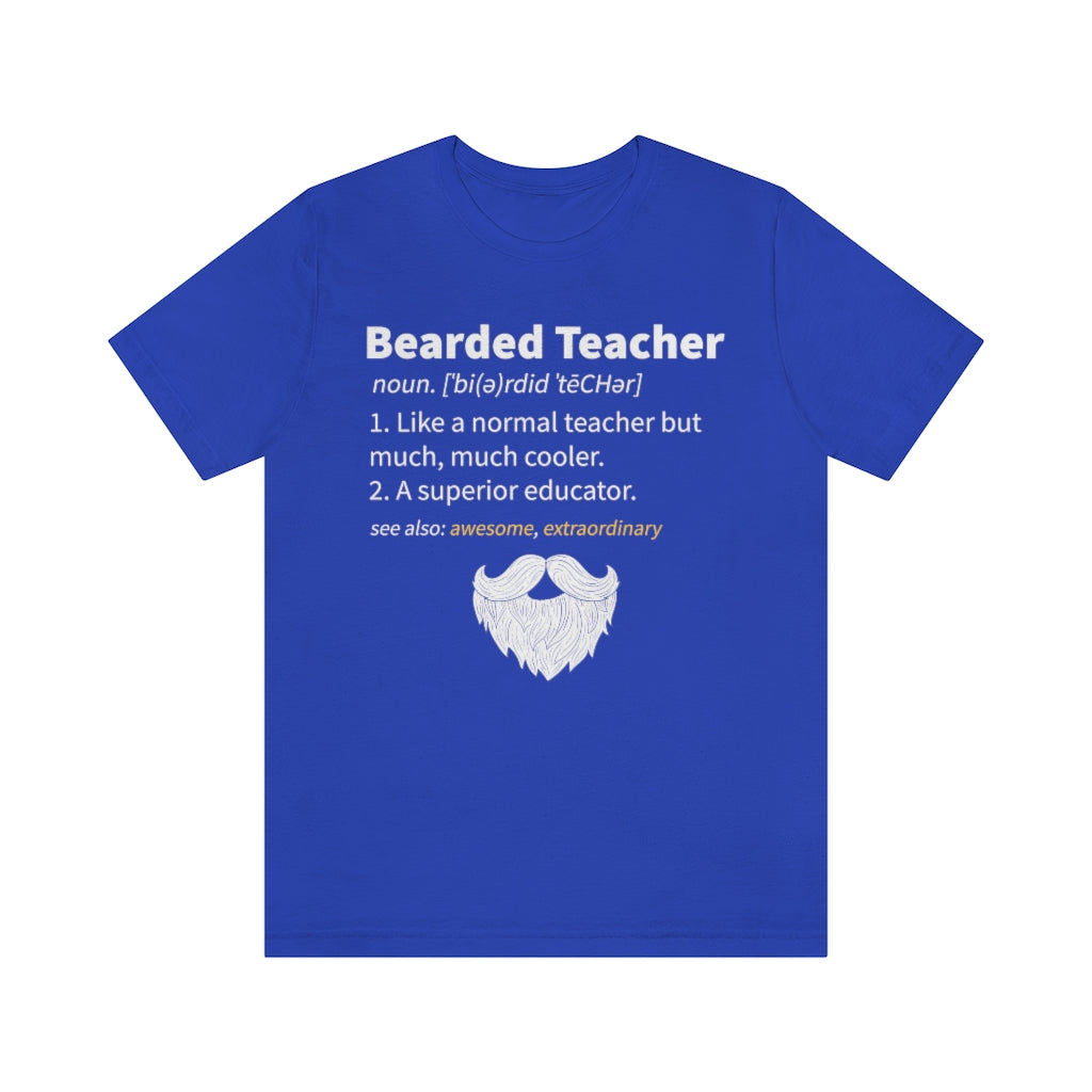 Bearded Teacher TShirtSon UK