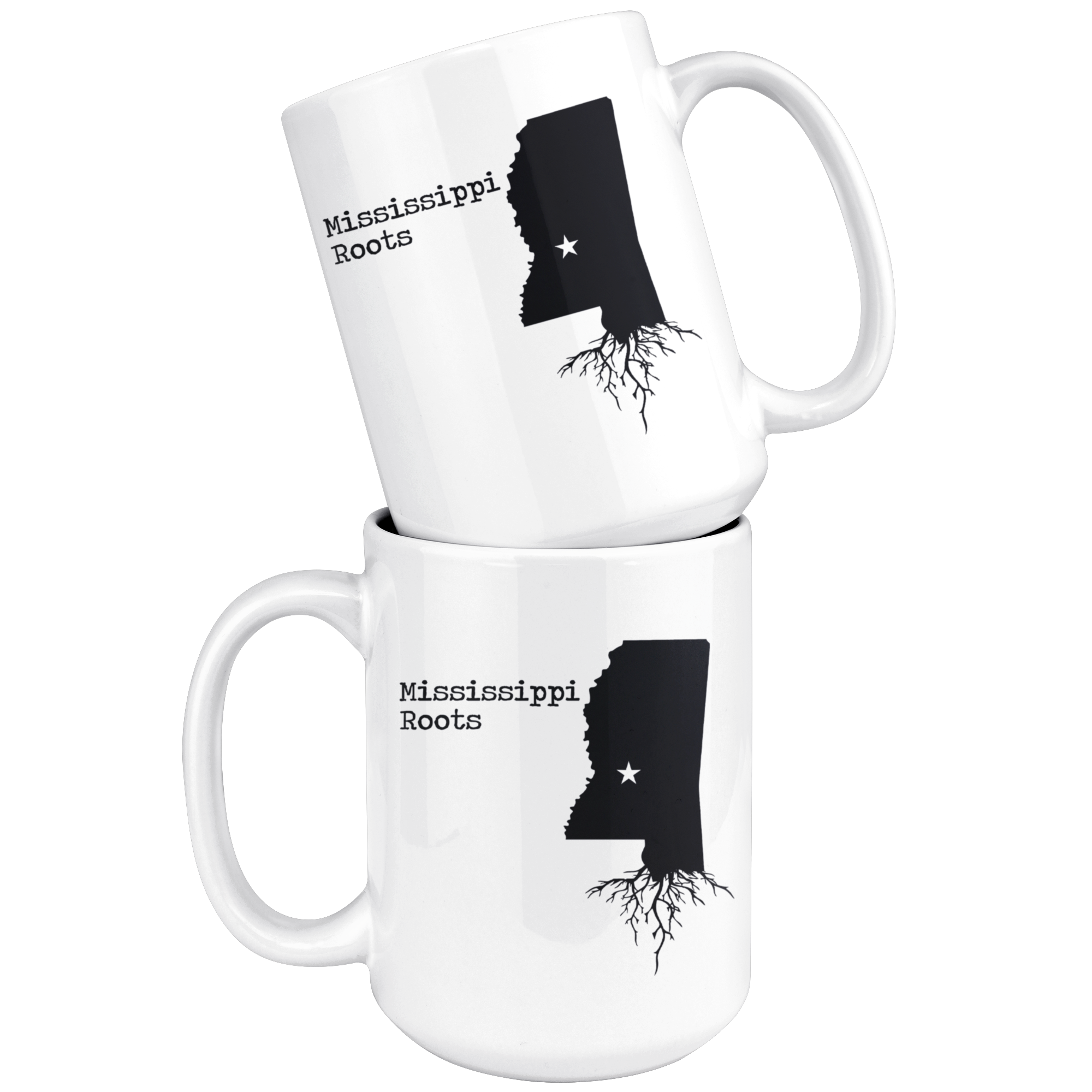 White Mugs - Mississippi Roots