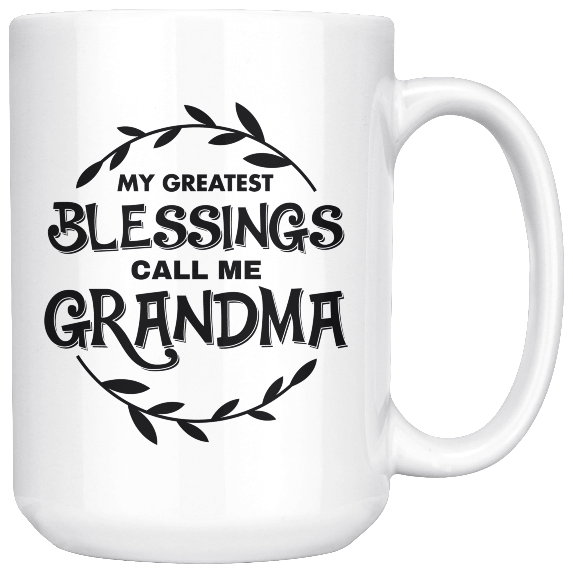 White Mugs - Blessings Grandma