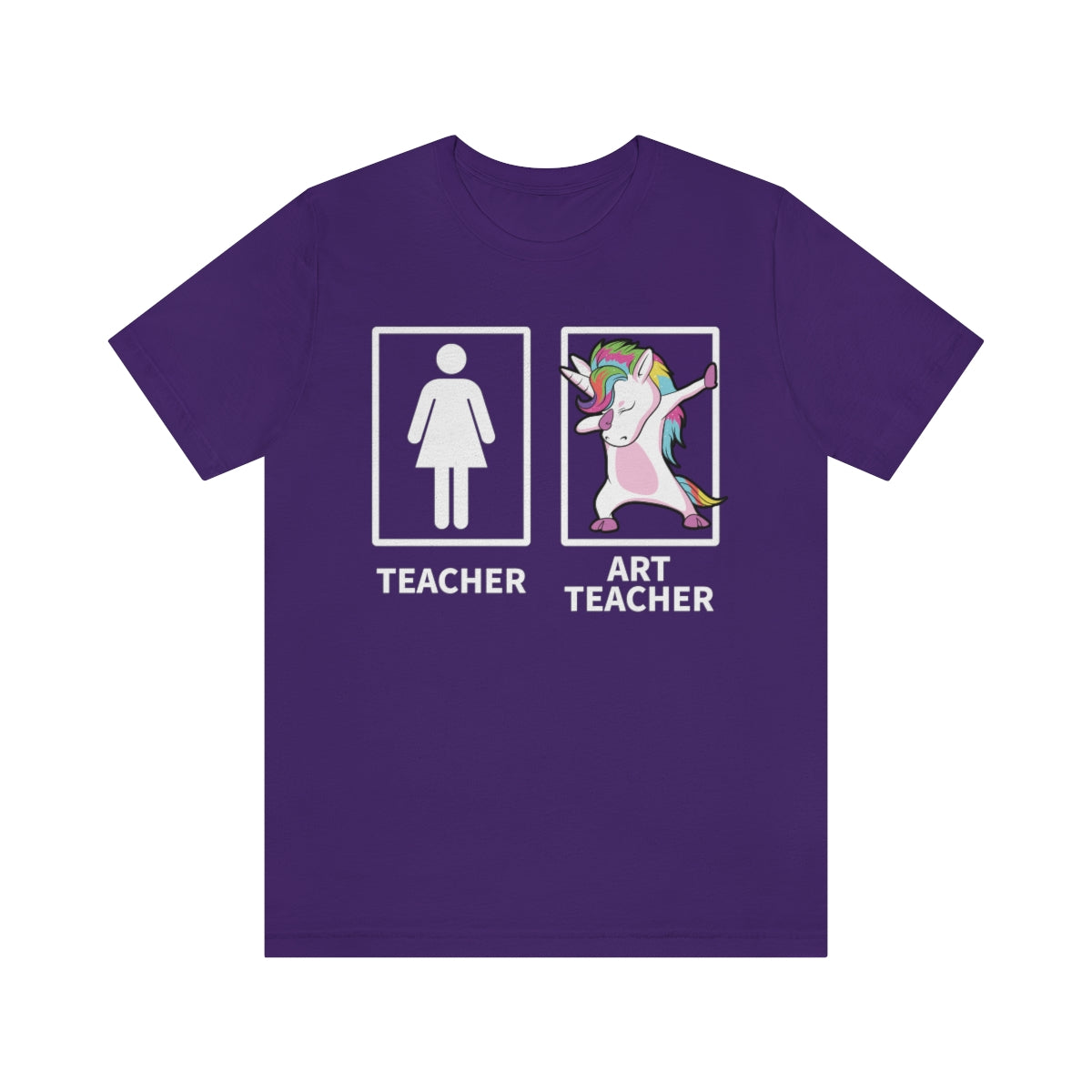 Dabbing Unicorn Art Teacher TShirtSon UK
