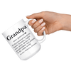 White Mugs - Grandpa Definition