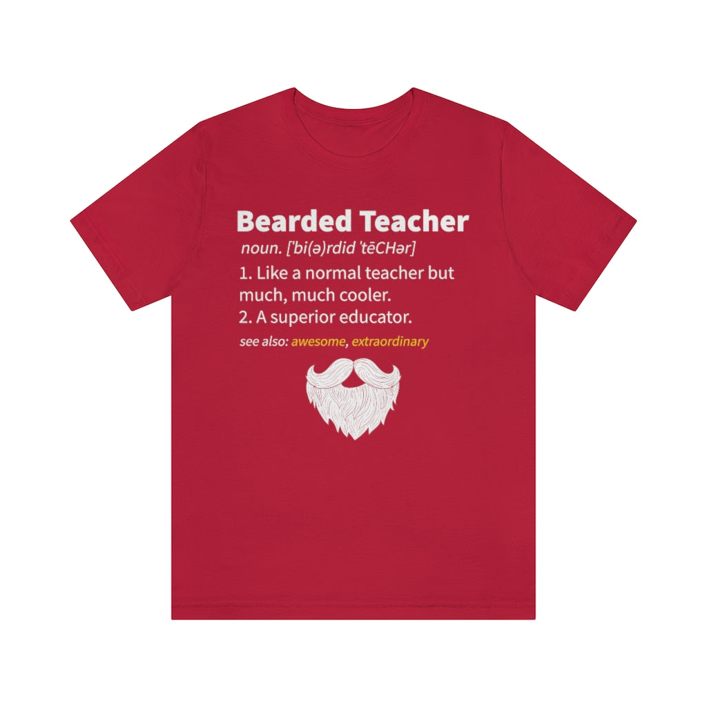 Bearded Teacher TShirtSon UK