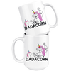 White 15oz Mug - Dadacorn