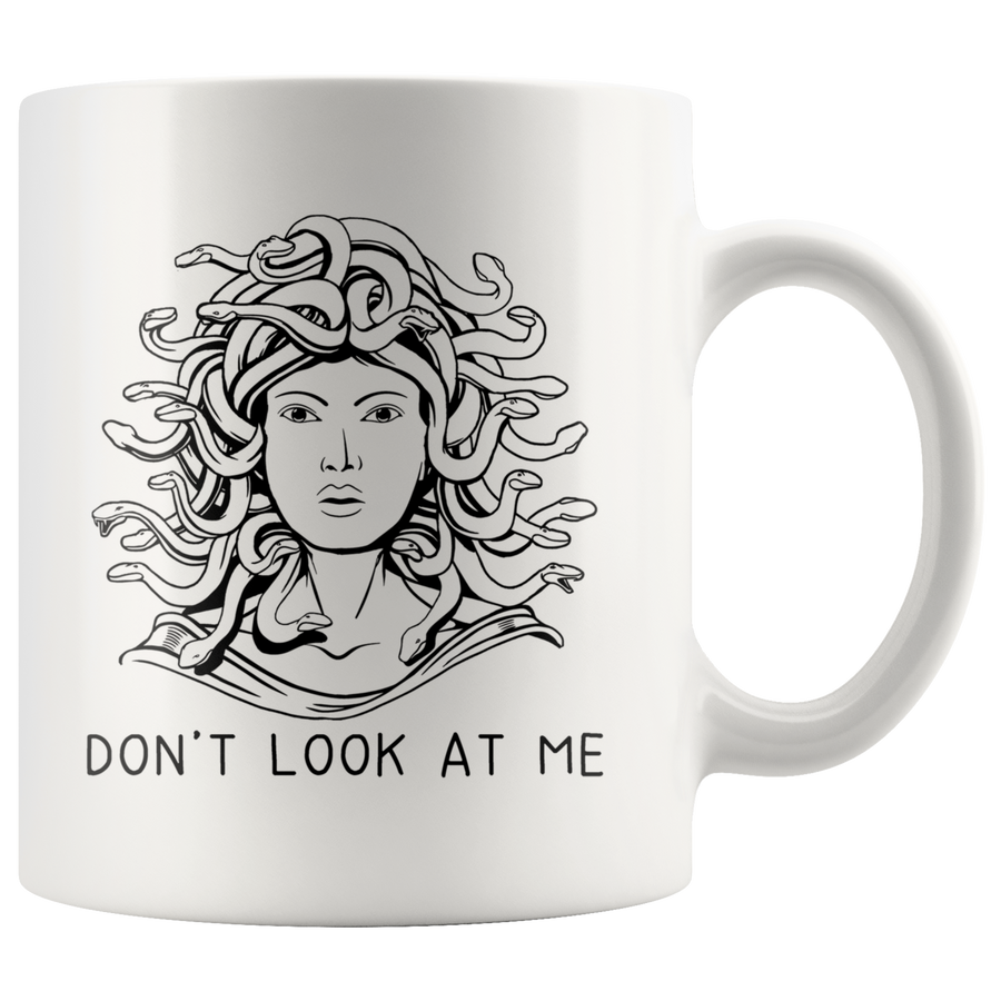 White Mugs - Medusa Don't Look At Me