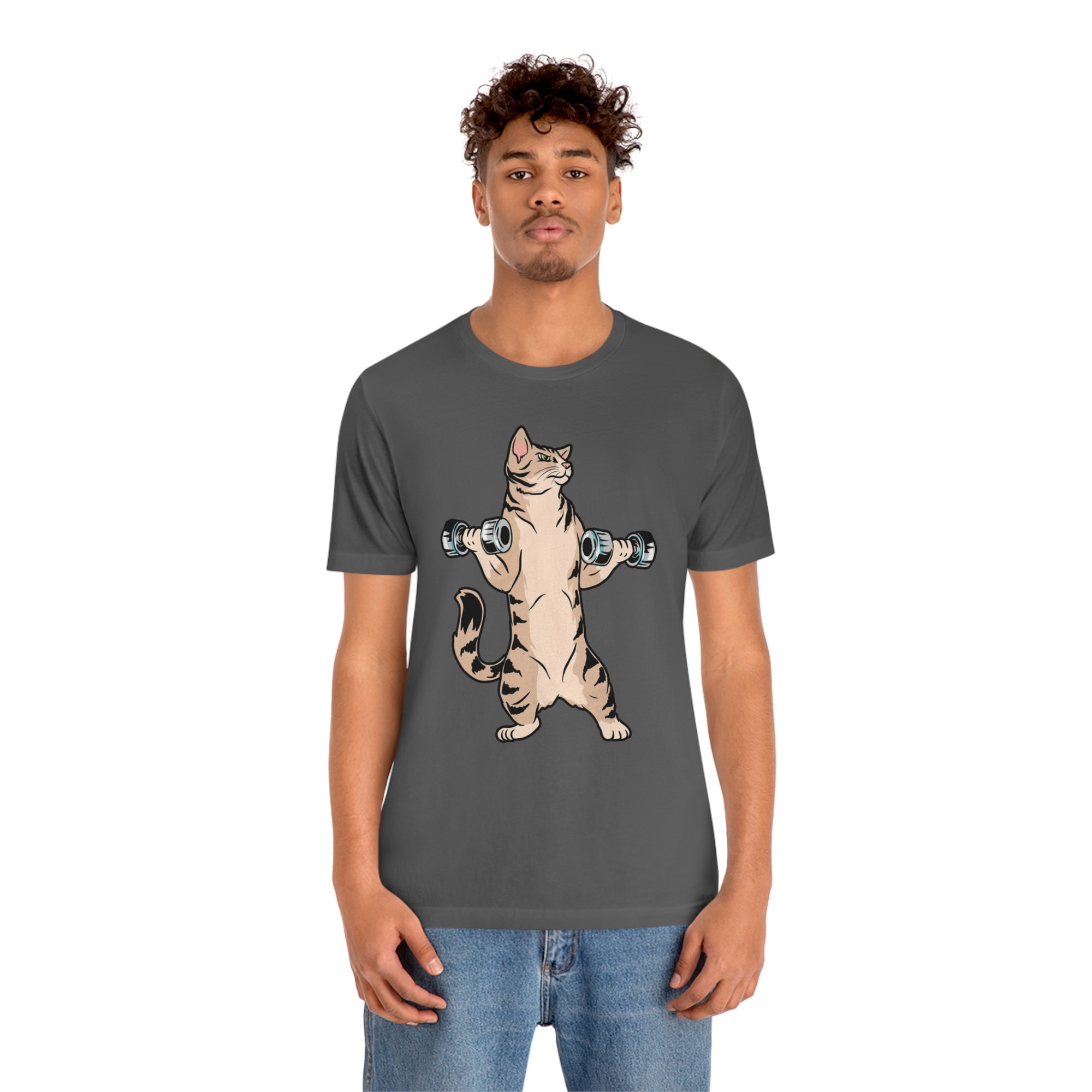 Weightlifting Cat TshirtSon UK