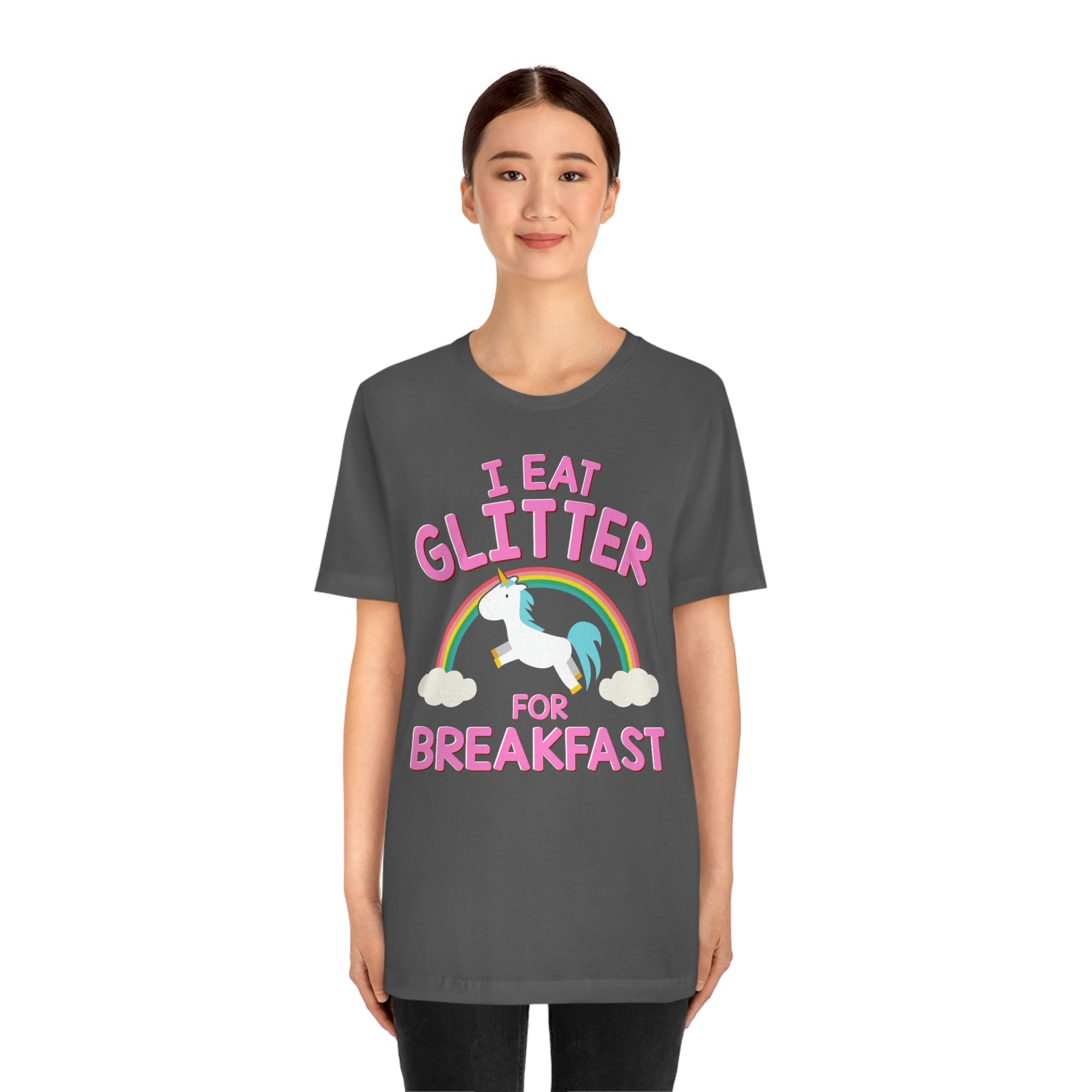 Unicorn Eat Glitter Breakfast TShirtSon UK
