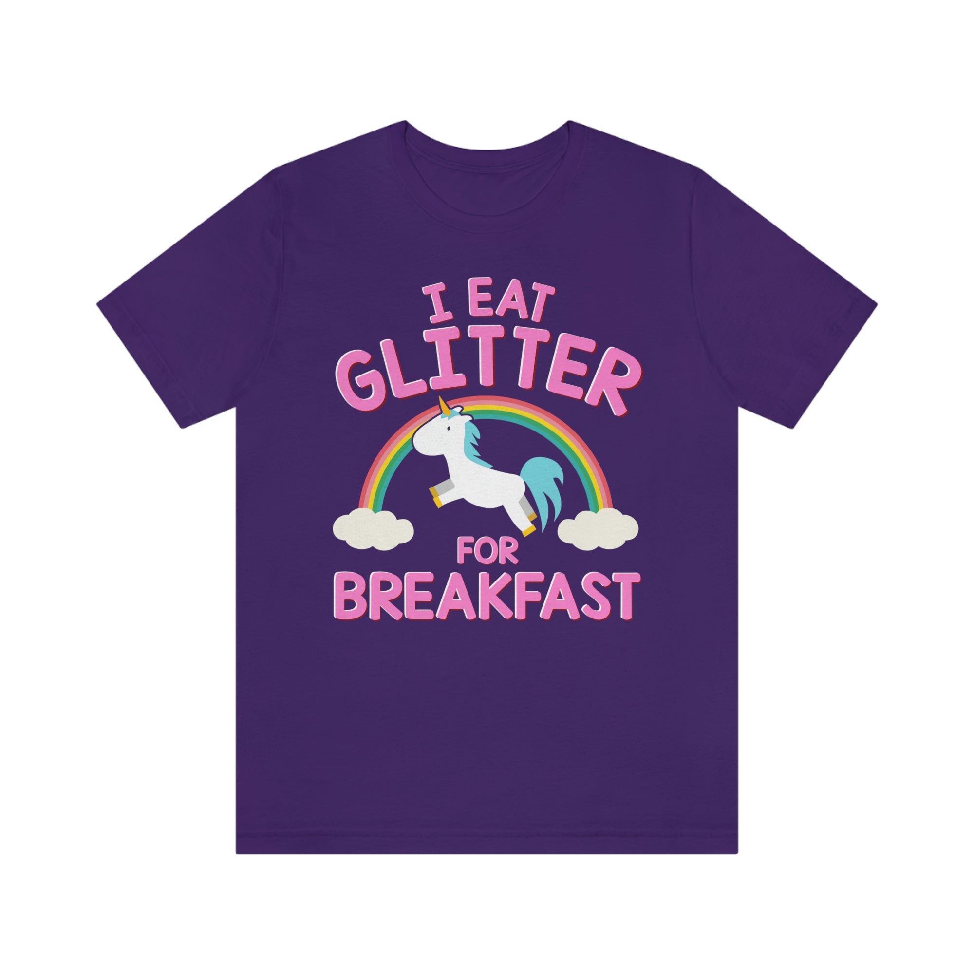 Unicorn Eat Glitter Breakfast TShirtSon UK