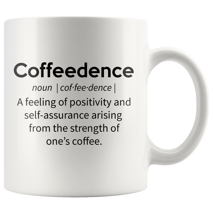 White 11oz Mug - Coffeedence