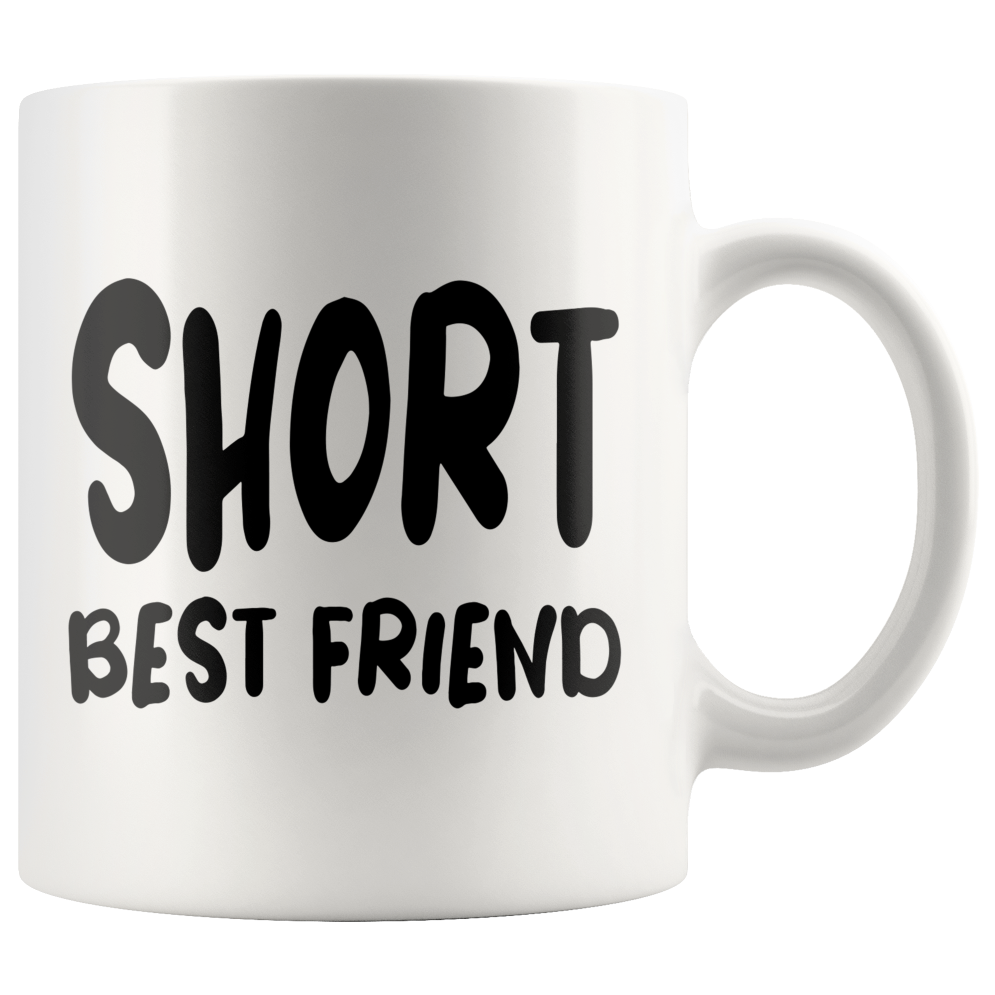 White 11oz Mug - Matching Short Best Friend