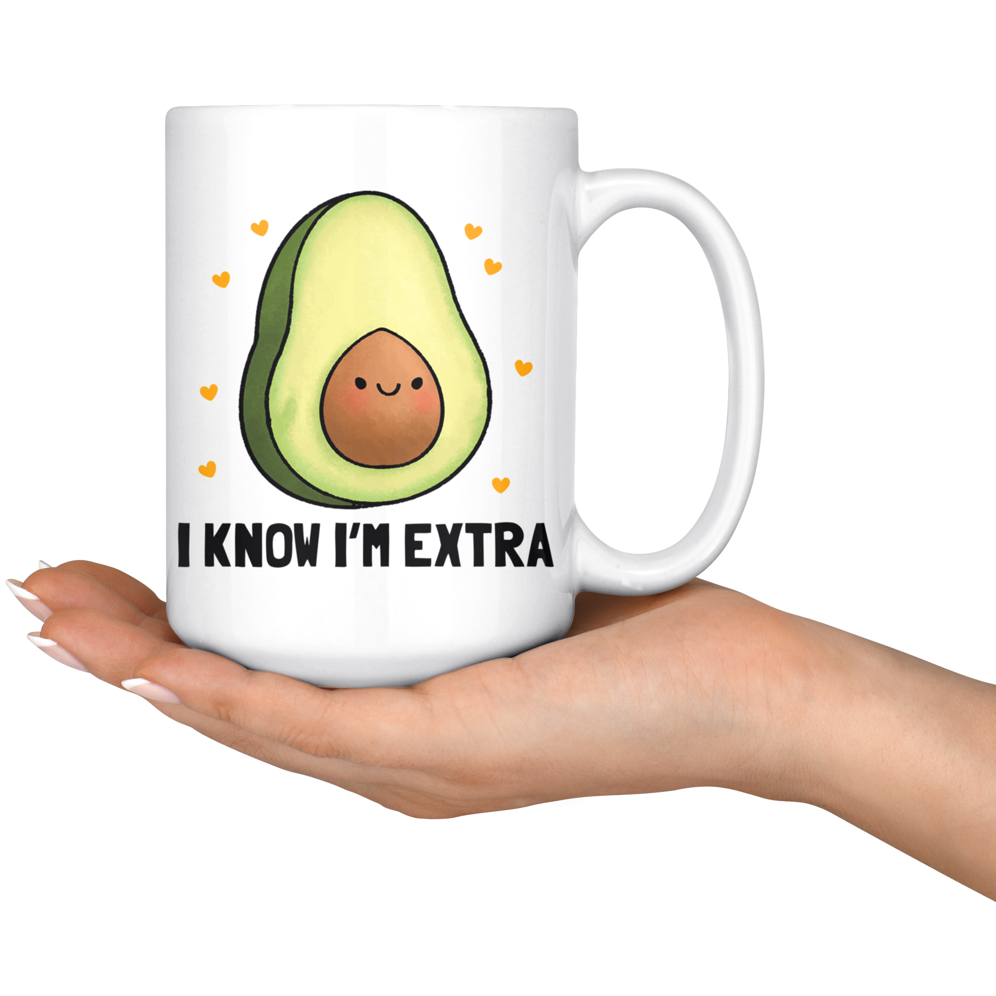 White Mugs - Avocado Extra