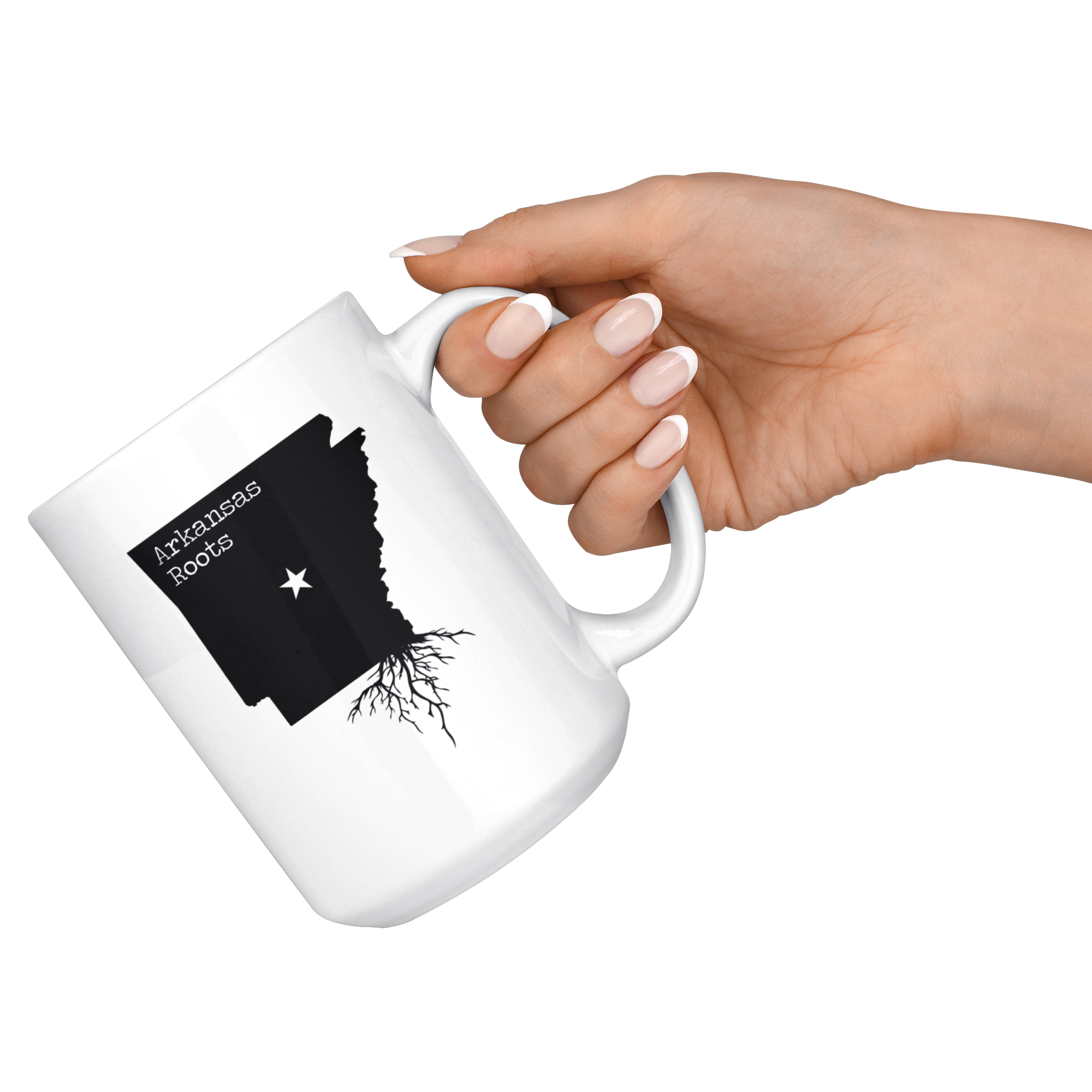 White Mugs - Arkansas Roots