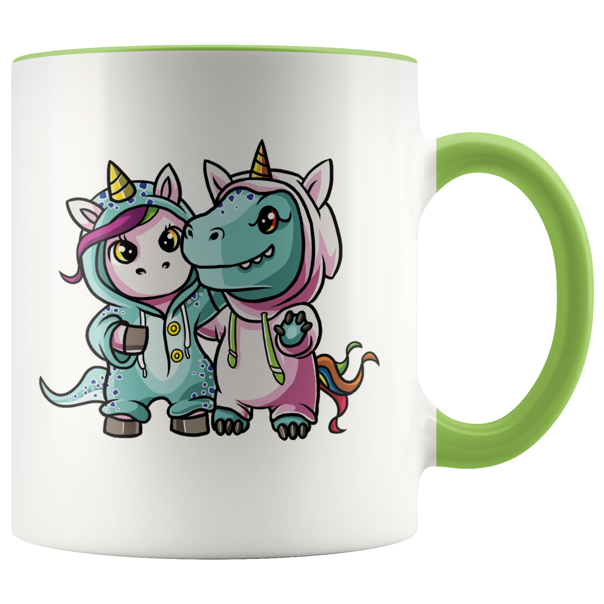 Accent Mug - Unicorn T-Rex Costumes