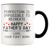 Accent Mug - Father's Day Perfection Impossible First Born