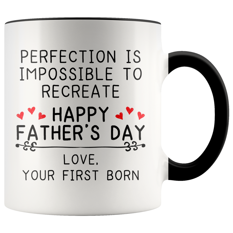 Accent Mug - Father's Day Perfection Impossible First Born