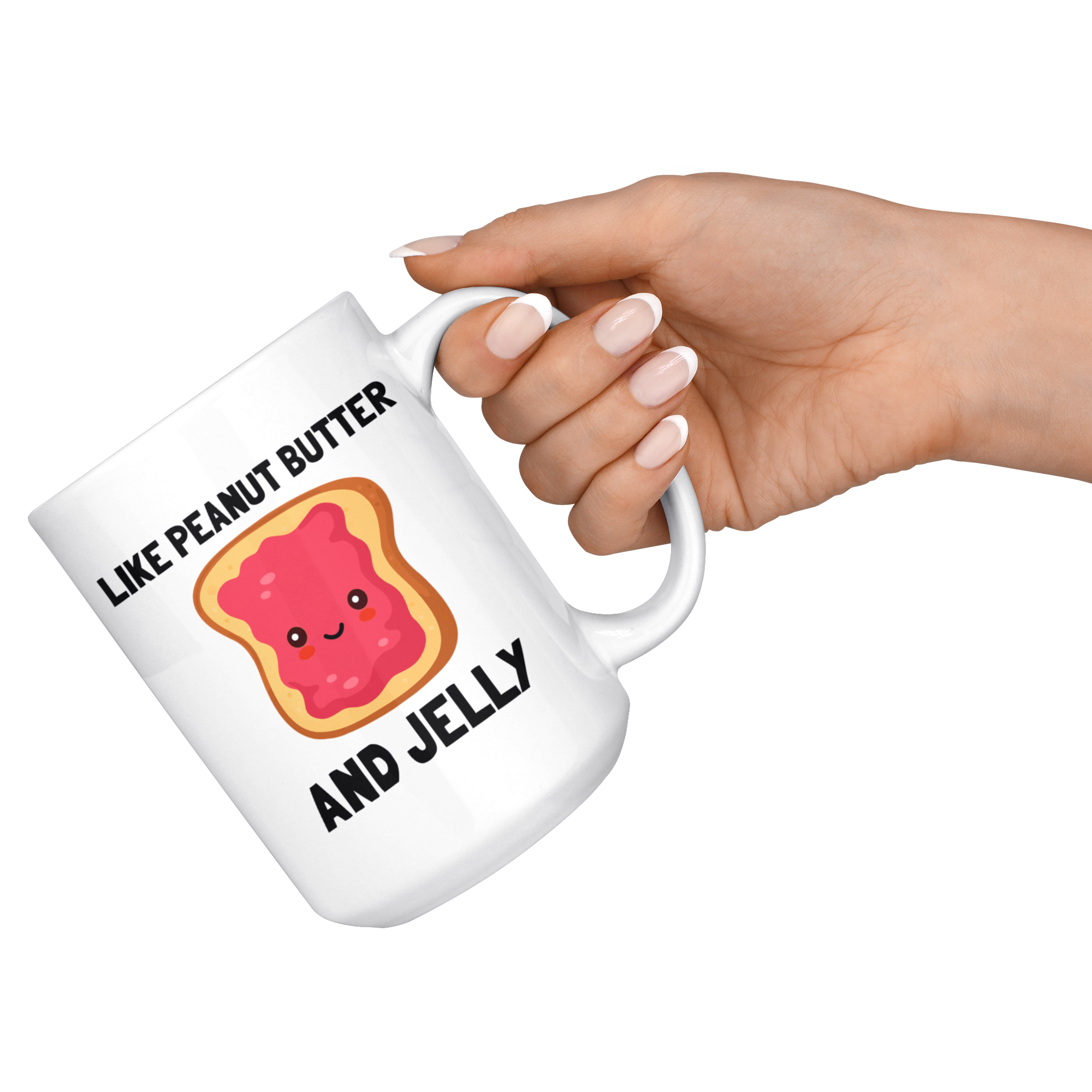 White Mugs - We Go Together Jelly