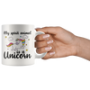 White 11oz Mug - Unicorn Spirit Animal