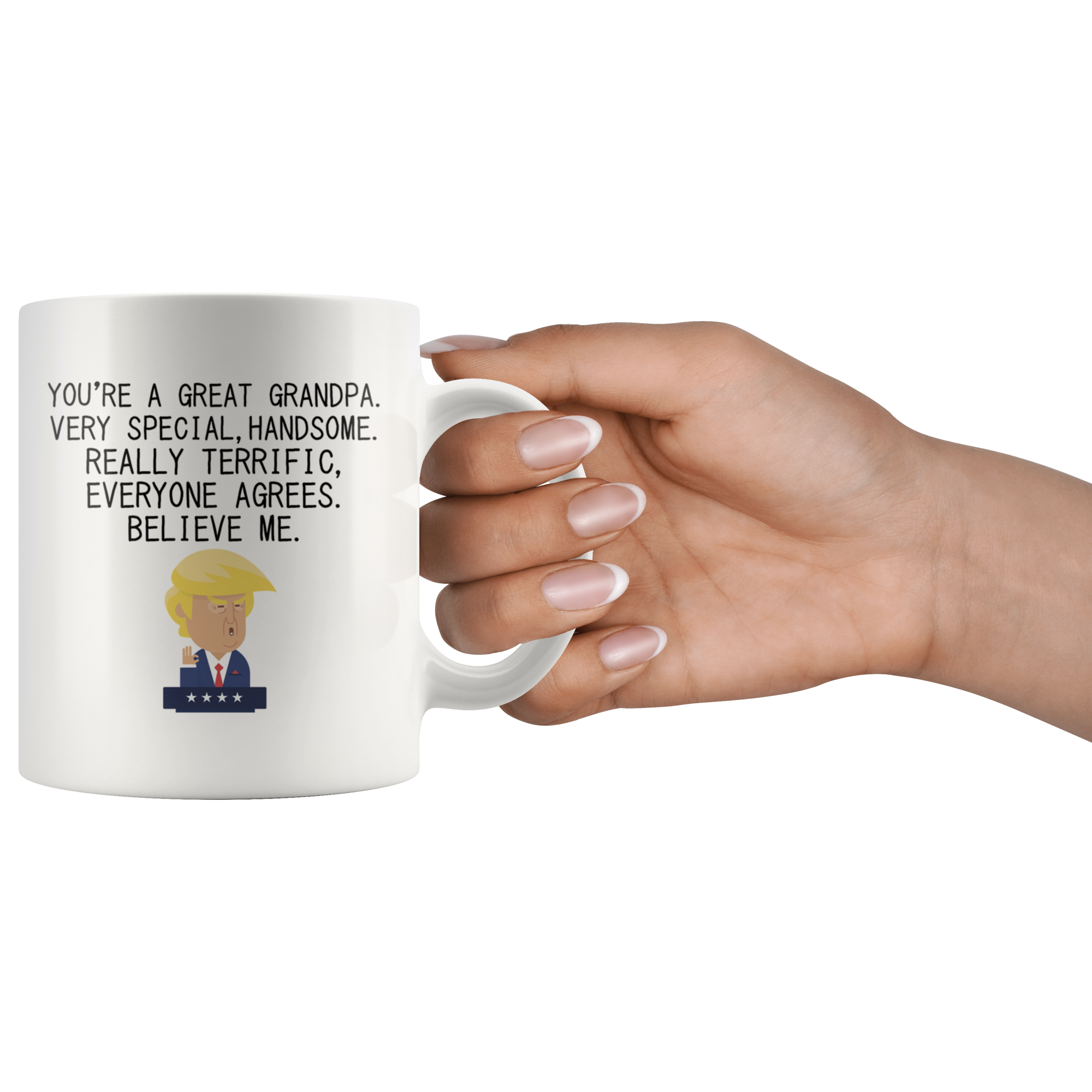 White 11oz Mug - Trump Grandpa Mug