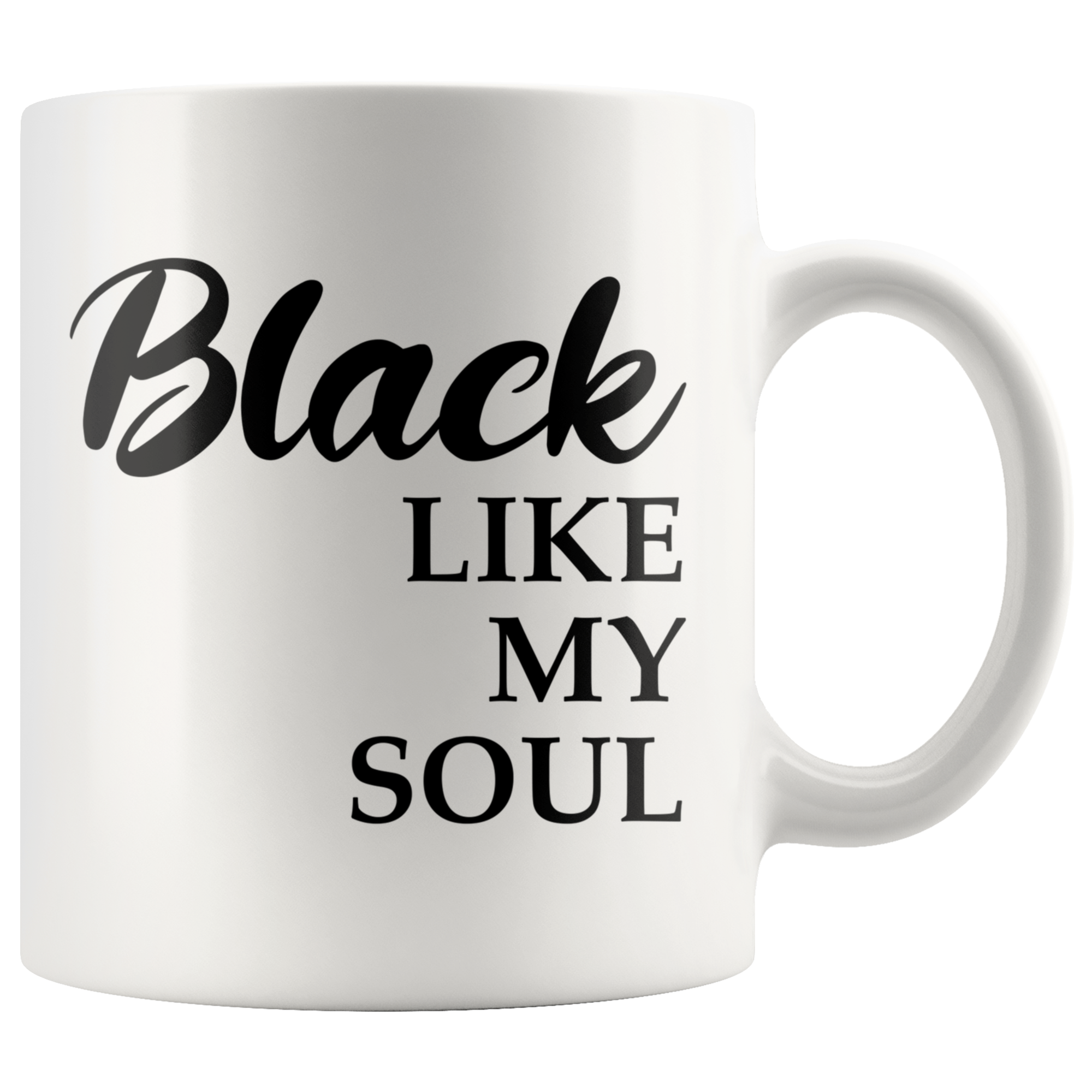 White Mugs - Black Like My Soul
