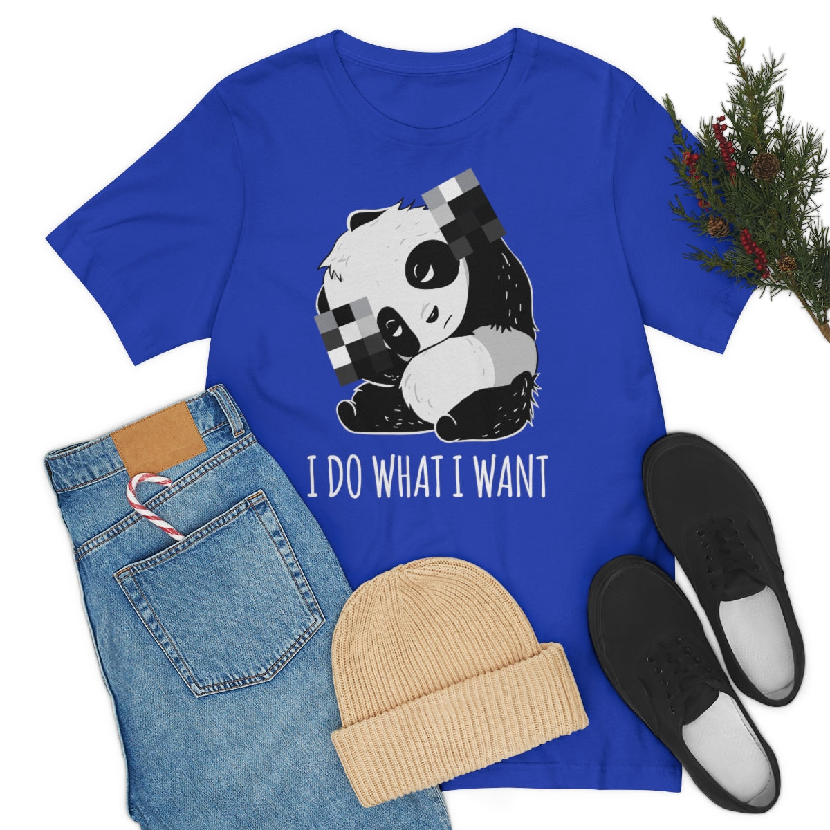 Panda I Do What I Want TShirtSon UK