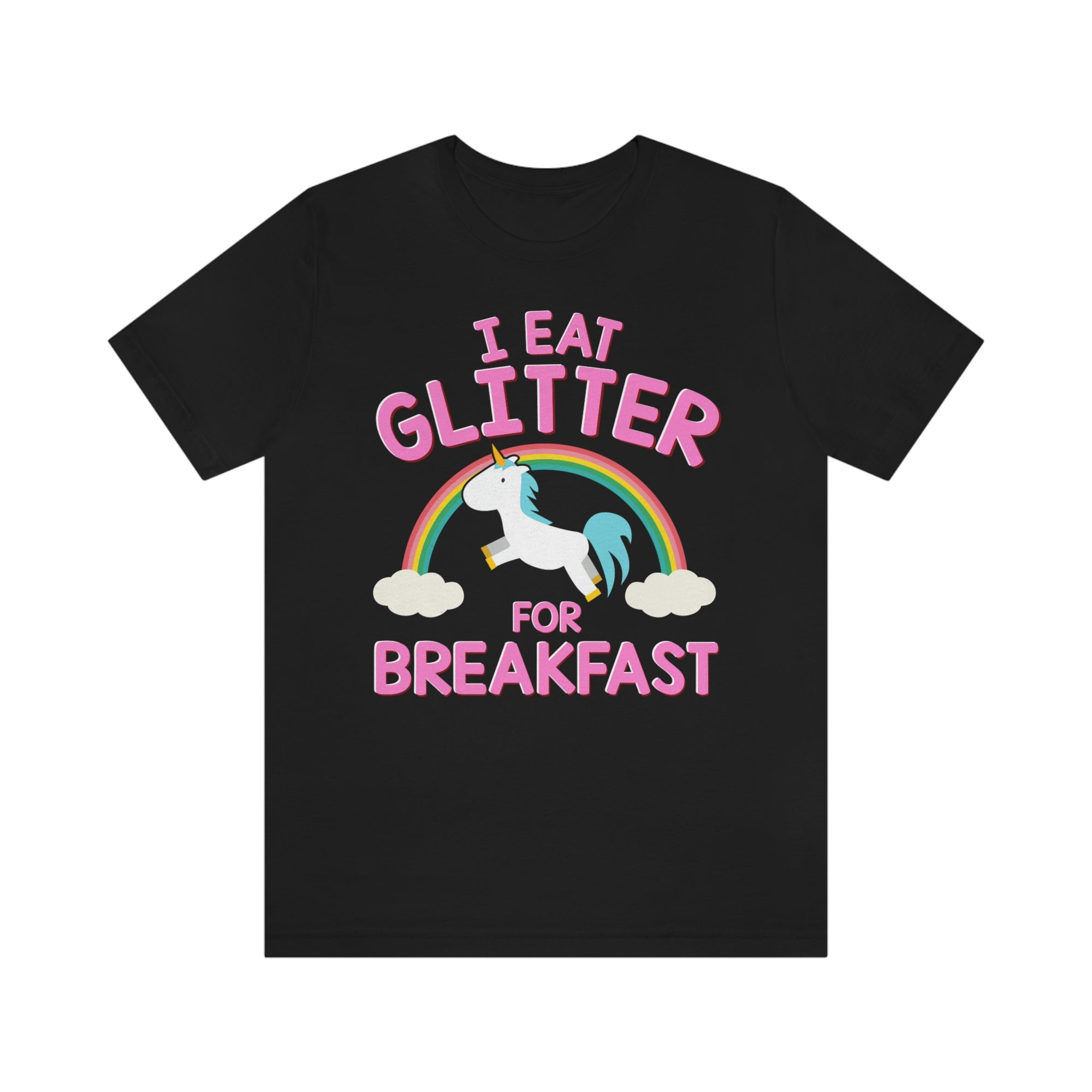 Unicorn Eat Glitter Breakfast TShirtSon UK