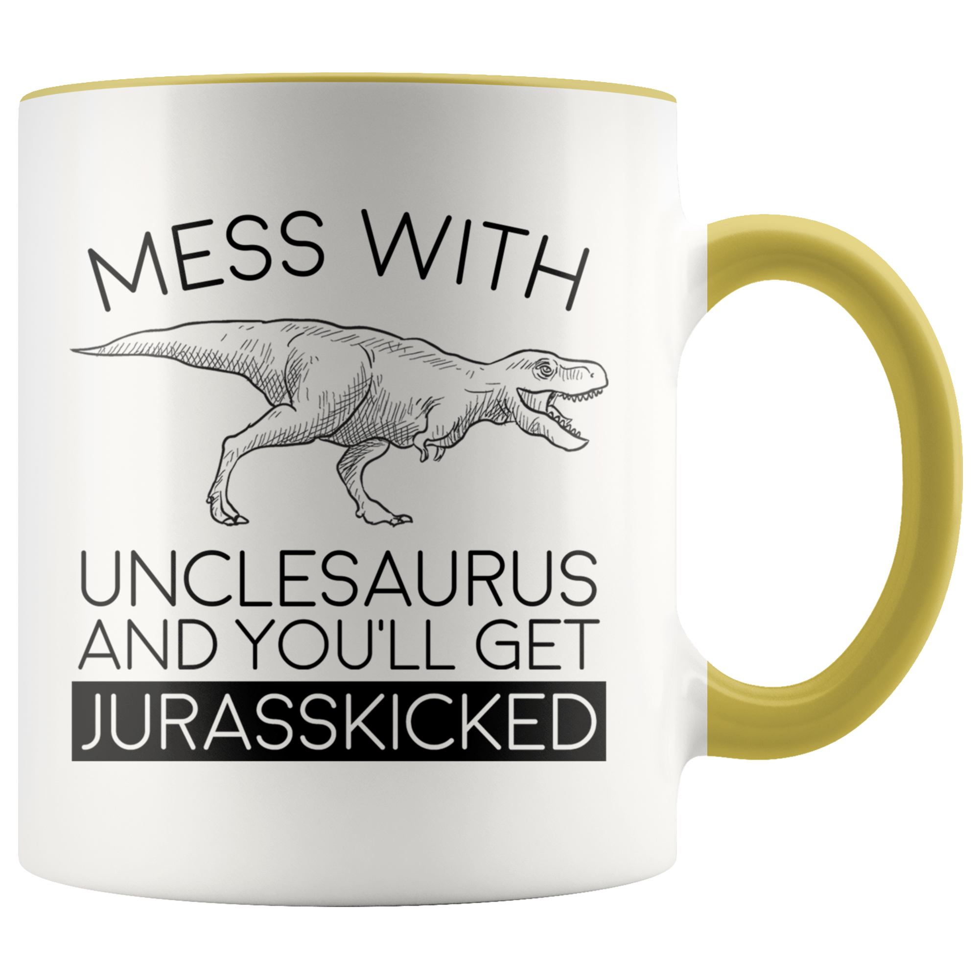 Accent Mug - Unclesaurus Jurasskicked