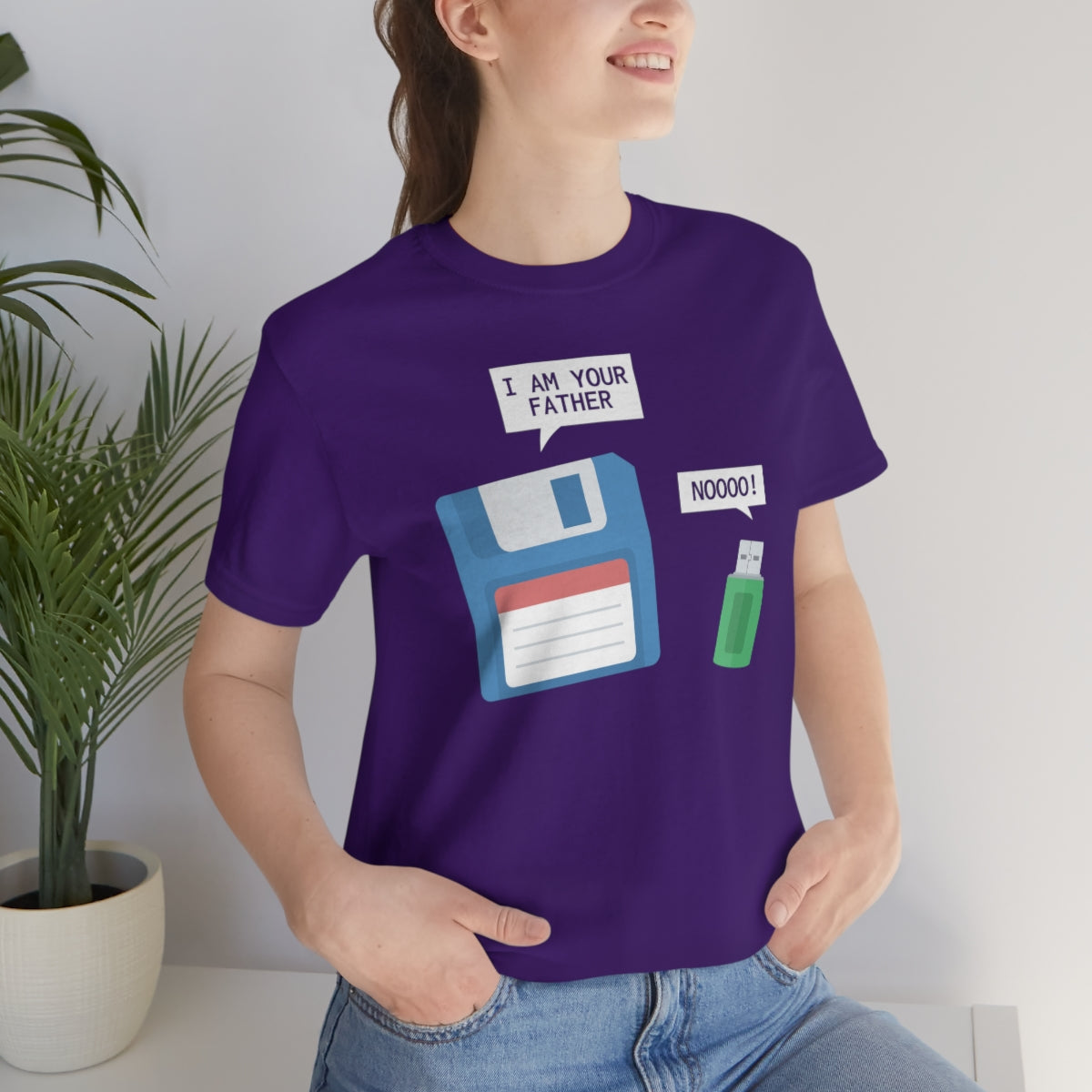 Floppy Disk USB Father TShirtSon UK