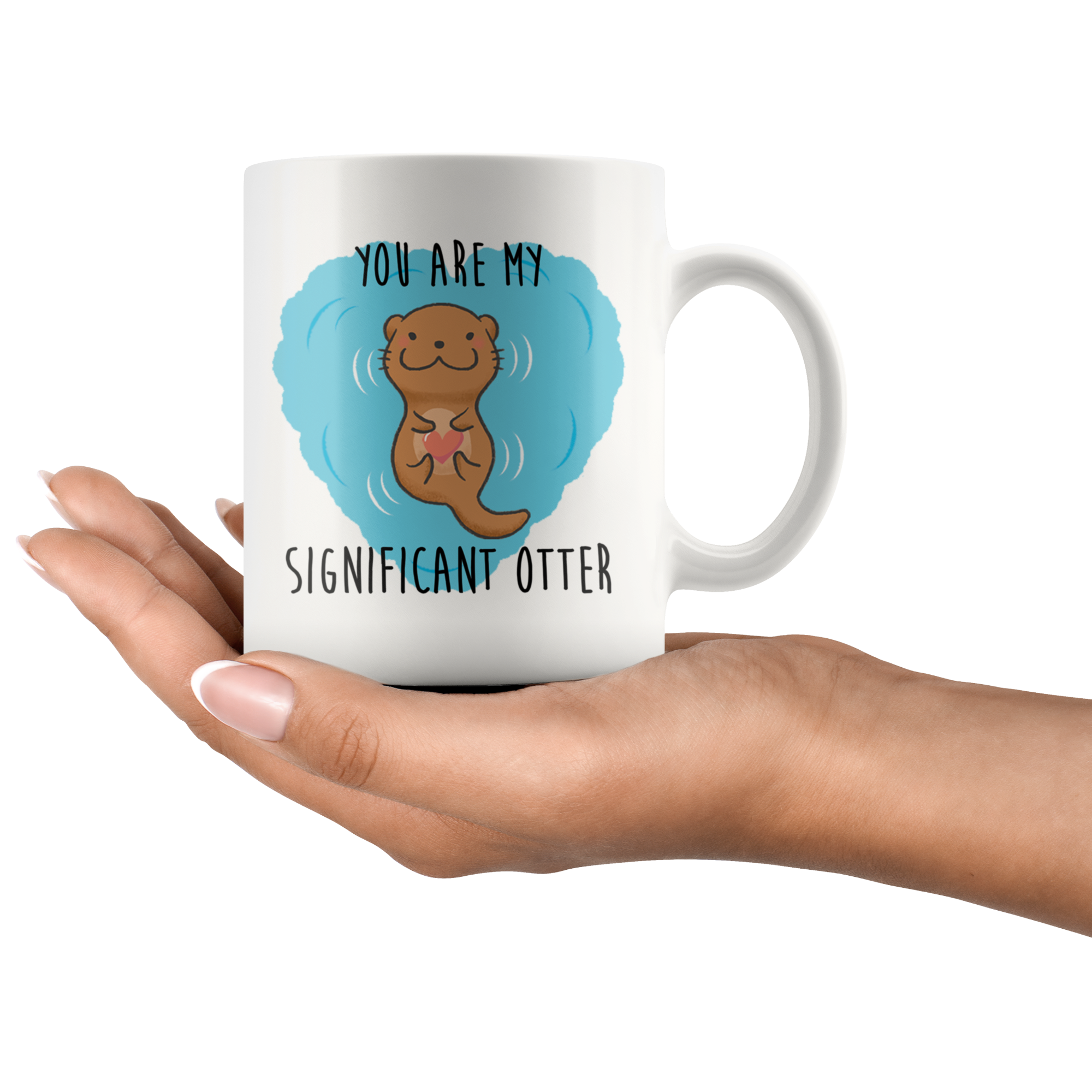White 11oz Mug - Significant Otter